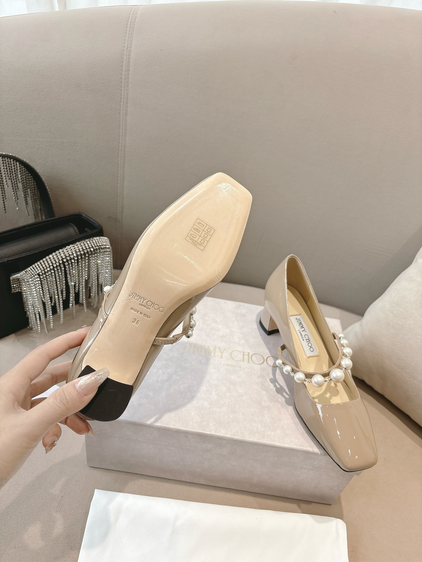 诺悠翩雅 Loro Piana 经典高奢皮鞋鞋履高跟鞋 #33317E35 5