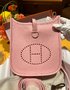 Hermes Evelyne Crossbody & Shoulder Bags Pink Mini