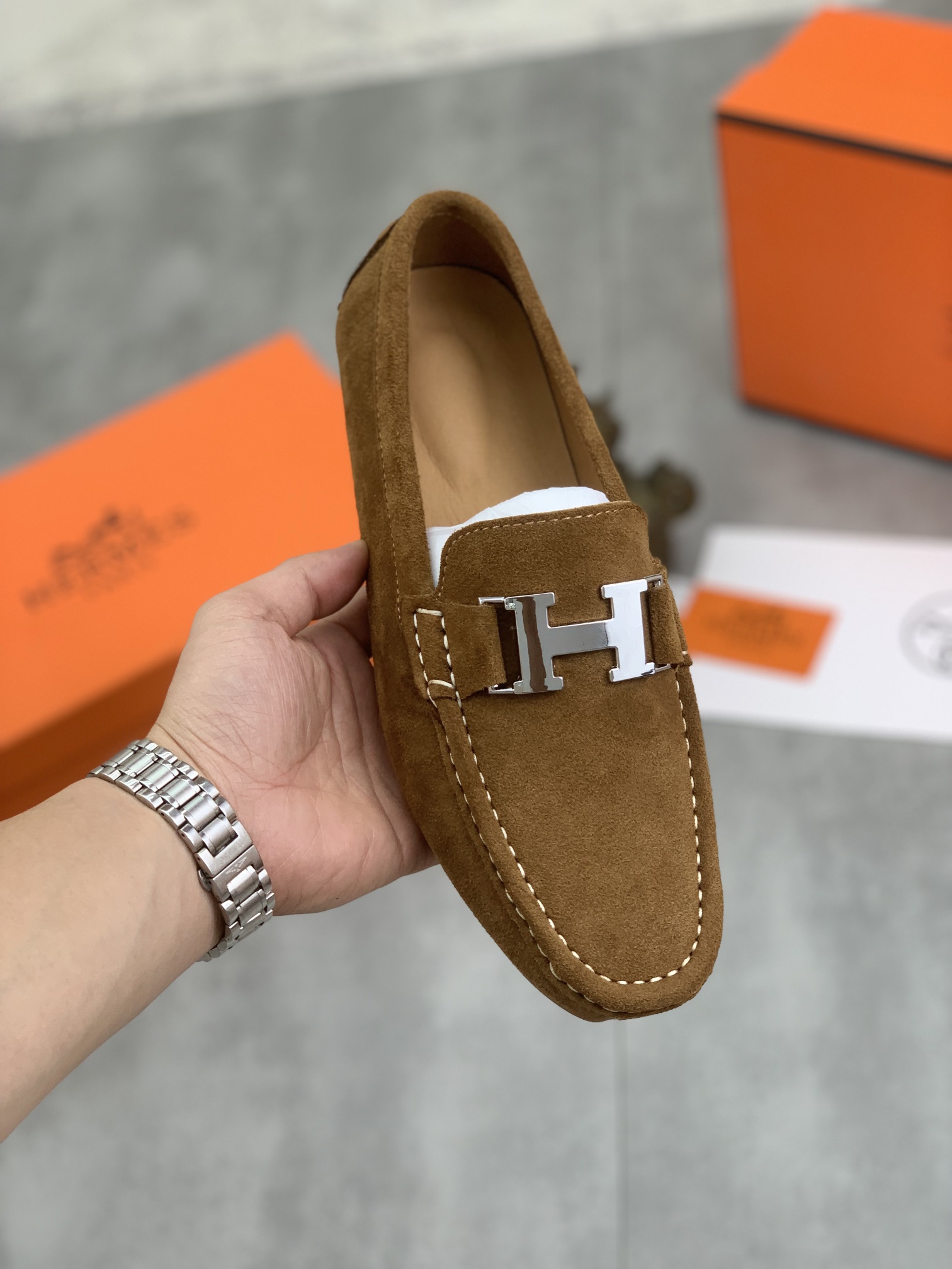 Precio de fábrica [precio real]🆘 🔥🆕[Hermès] Gorros de alta calidad de Hong Kong. Estilo pan para gente per…