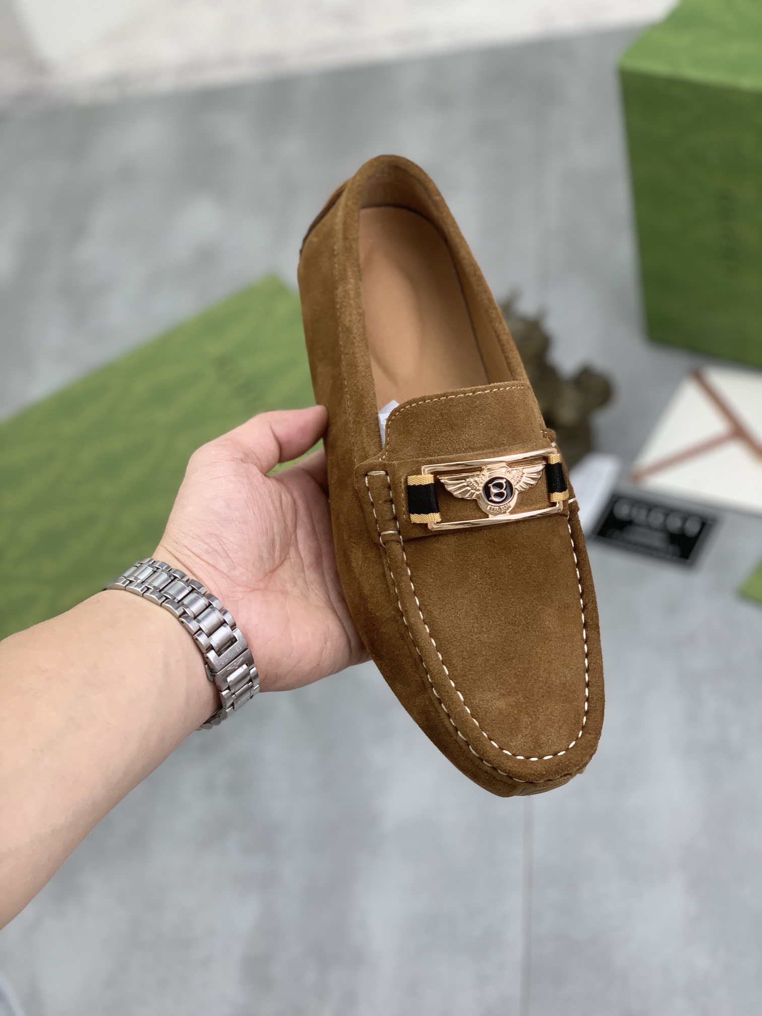 Precio de fábrica [precio real]🆘[GUCCI] nuevos zapatos tipo gorro clásicos; pedido original de Hong Kong, ca…