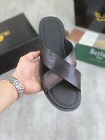 Top Quality
 Berluti Flawless
 Shoes Slippers Black Blue Brown Grey Calfskin Cowhide Fashion