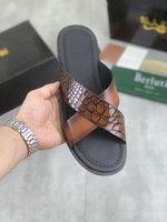 Berluti Shoes Slippers Outlet Sale Store
 Black Blue Brown Grey Calfskin Cowhide Fashion