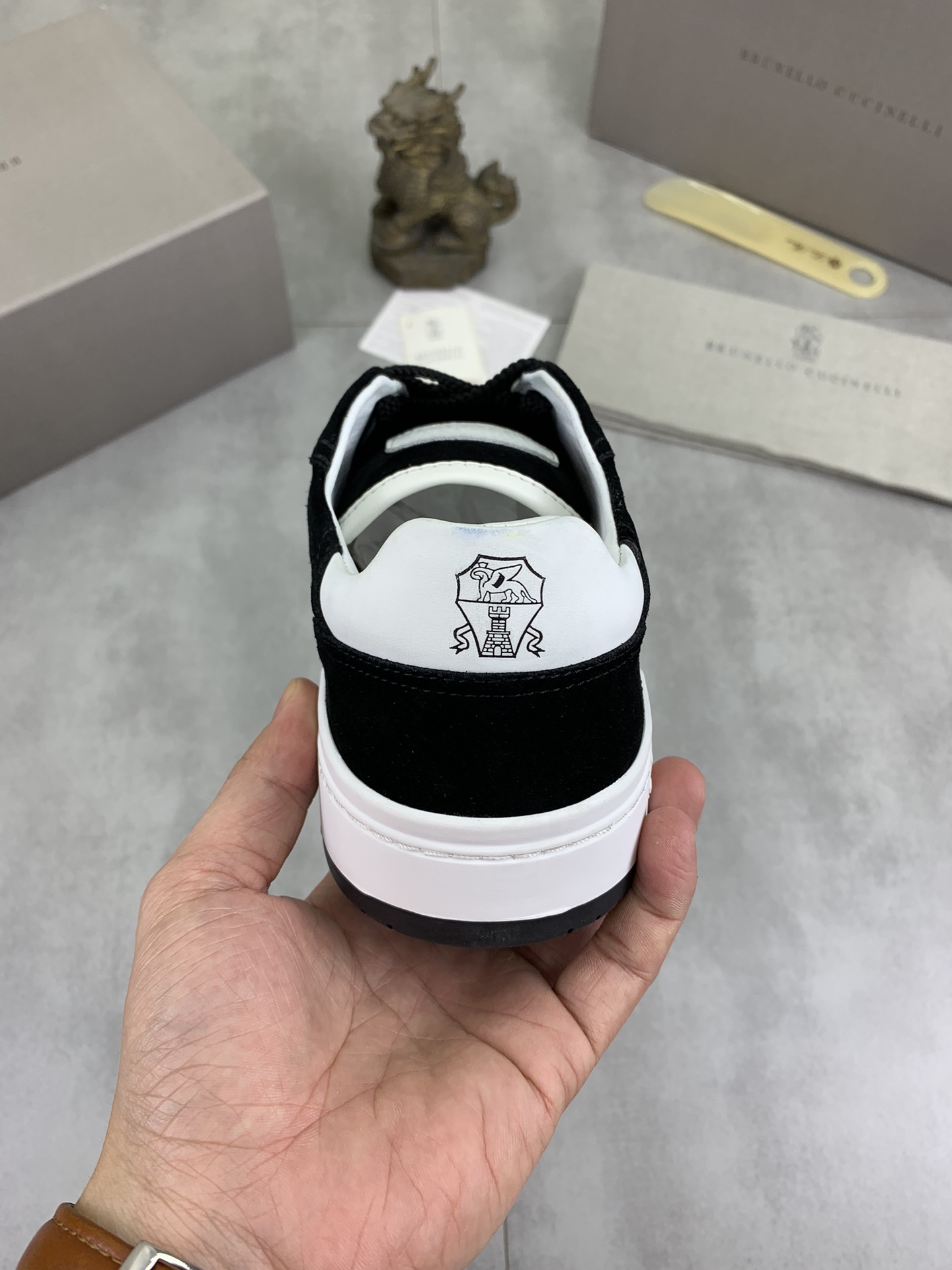 Precio de fábrica P280 Precio real Versión alta BC Nuevas zapatillas de caña baja Brunello Cucinell*