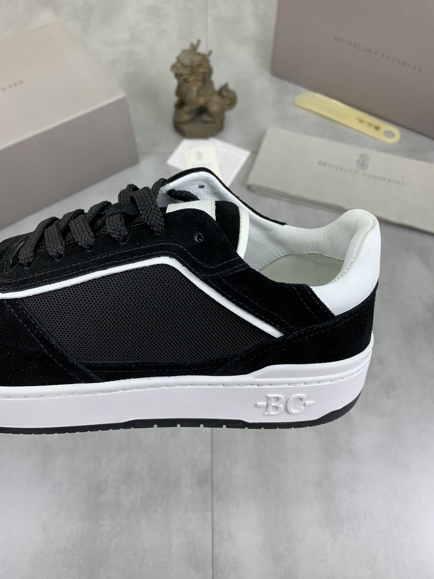 Precio de fábrica P280 Precio real Versión alta BC Nuevas zapatillas de caña baja Brunello Cucinell*