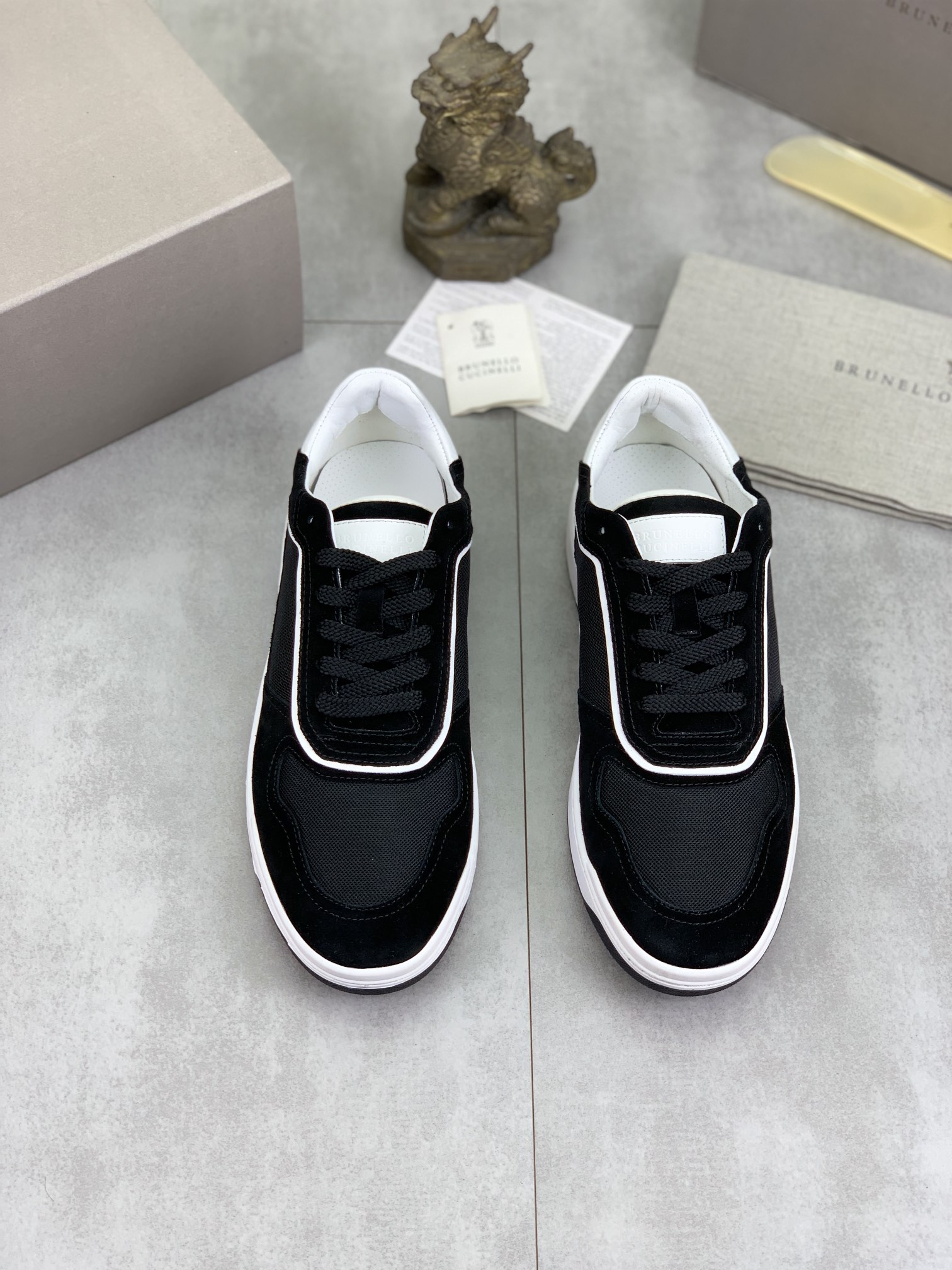 Precio de fábrica P280 Precio real Versión alta BC Nuevas zapatillas de caña baja Brunello Cucinell*