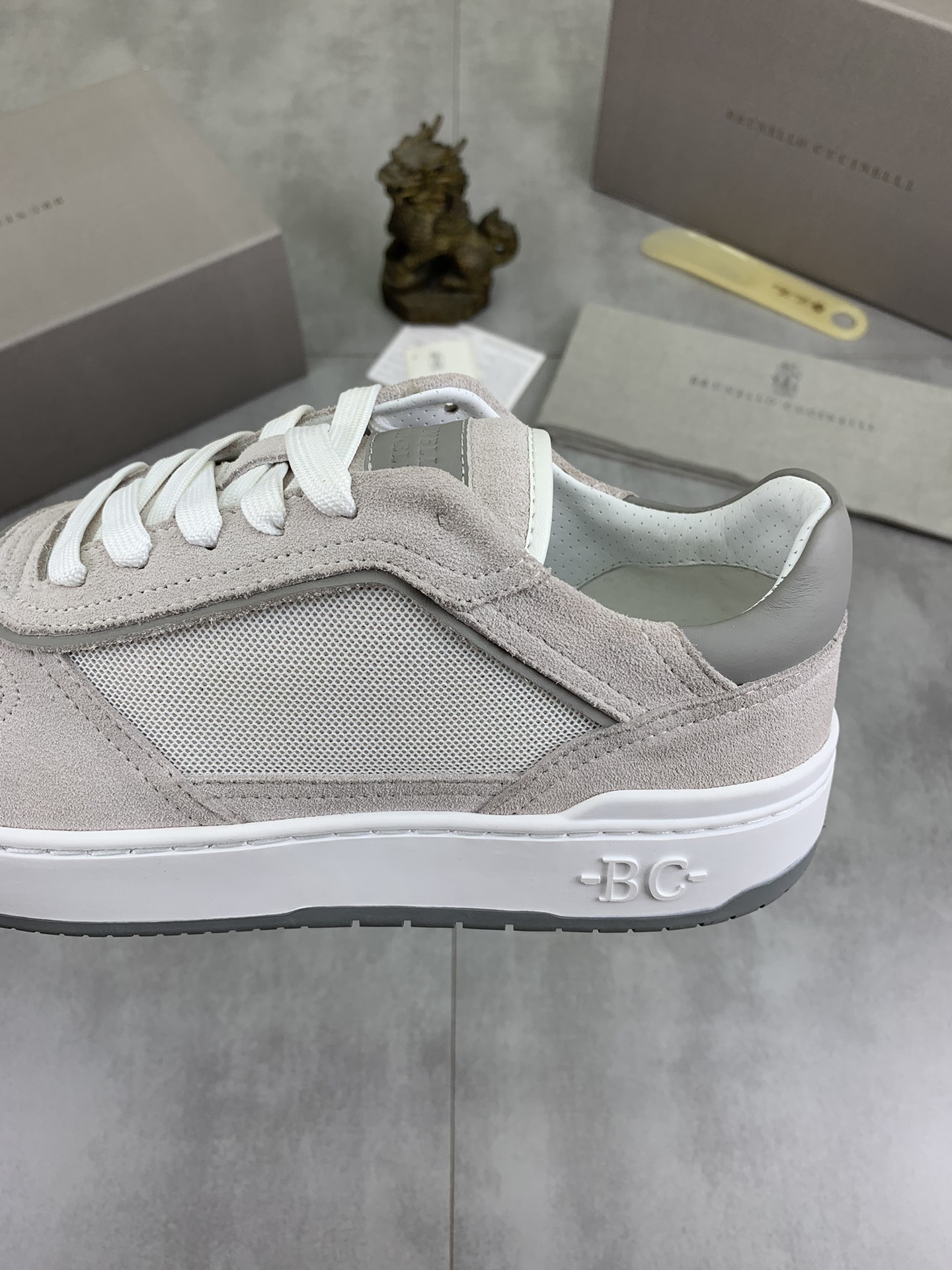 Precio de fábrica P280 Precio real Versión alta BC Nuevas zapatillas de caña baja Brunello Cucinell*