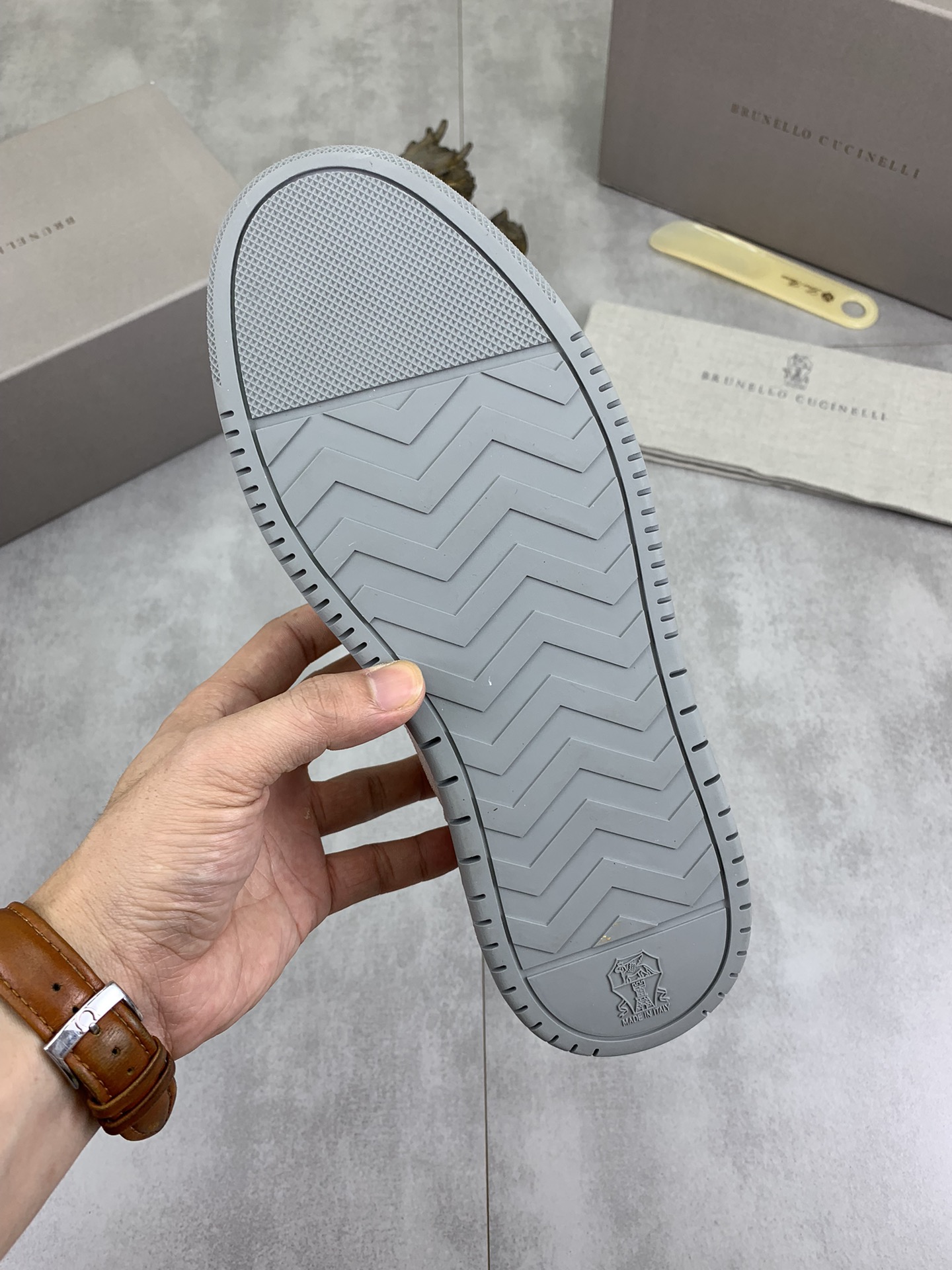 Precio de fábrica P280 Precio real Versión alta BC Nuevas zapatillas de caña baja Brunello Cucinell*
