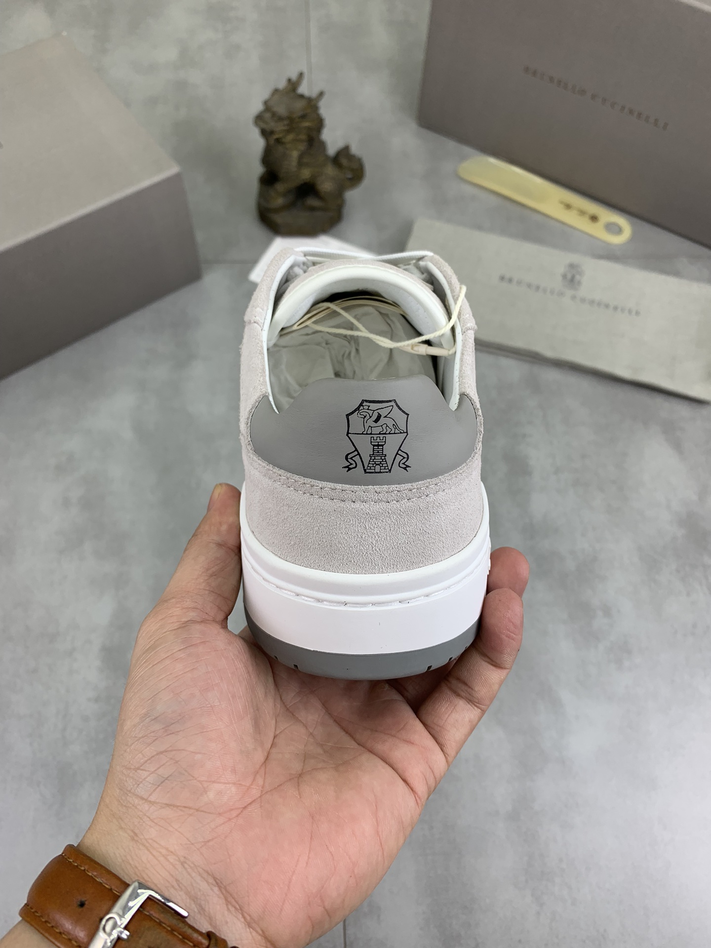 Precio de fábrica P280 Precio real Versión alta BC Nuevas zapatillas de caña baja Brunello Cucinell*