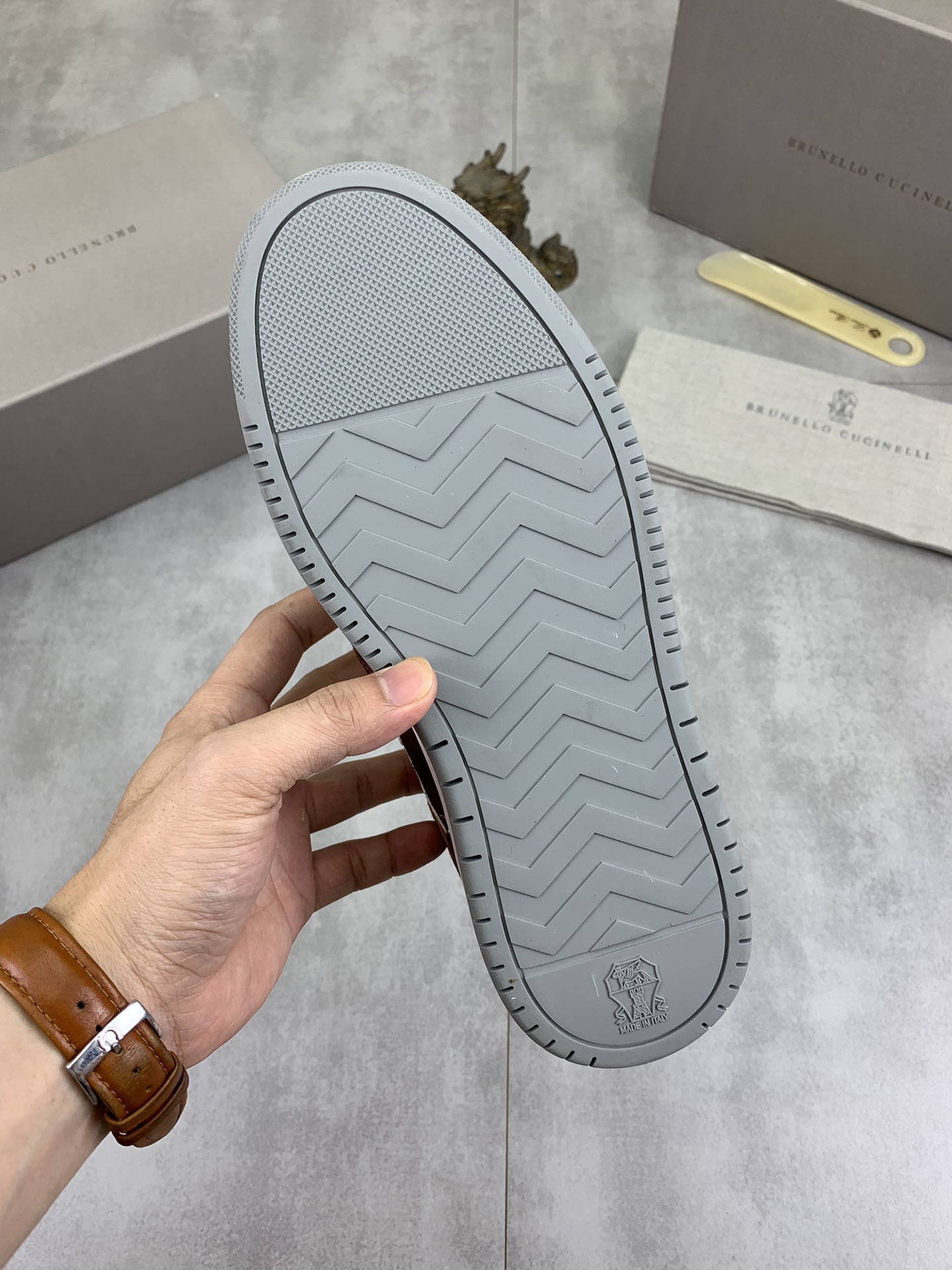 Precio de fábrica P280 Precio real Versión alta BC Nuevas zapatillas de caña baja Brunello Cucinell*