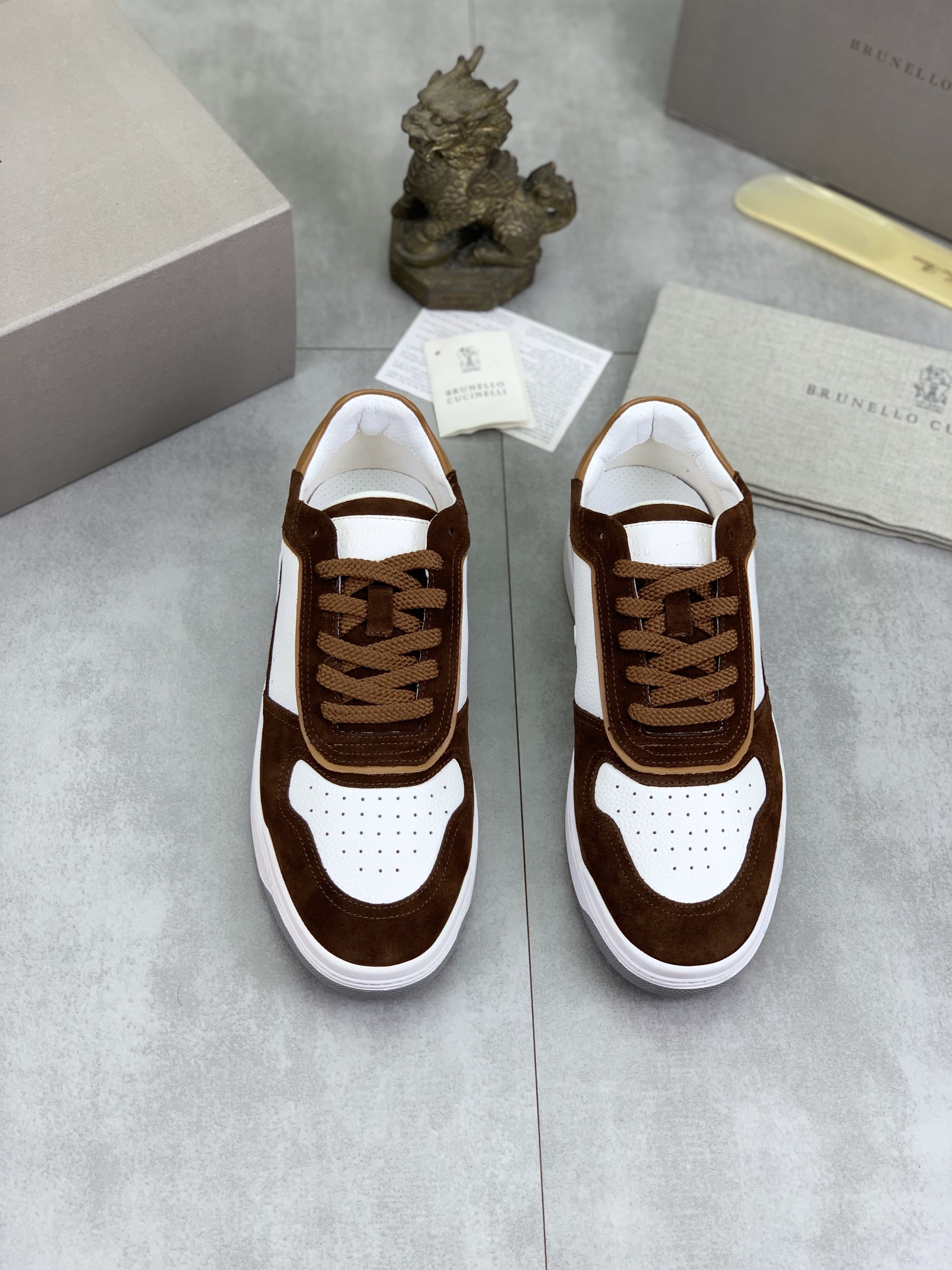 Precio de fábrica P280 Precio real Versión alta BC Nuevas zapatillas de caña baja Brunello Cucinell*