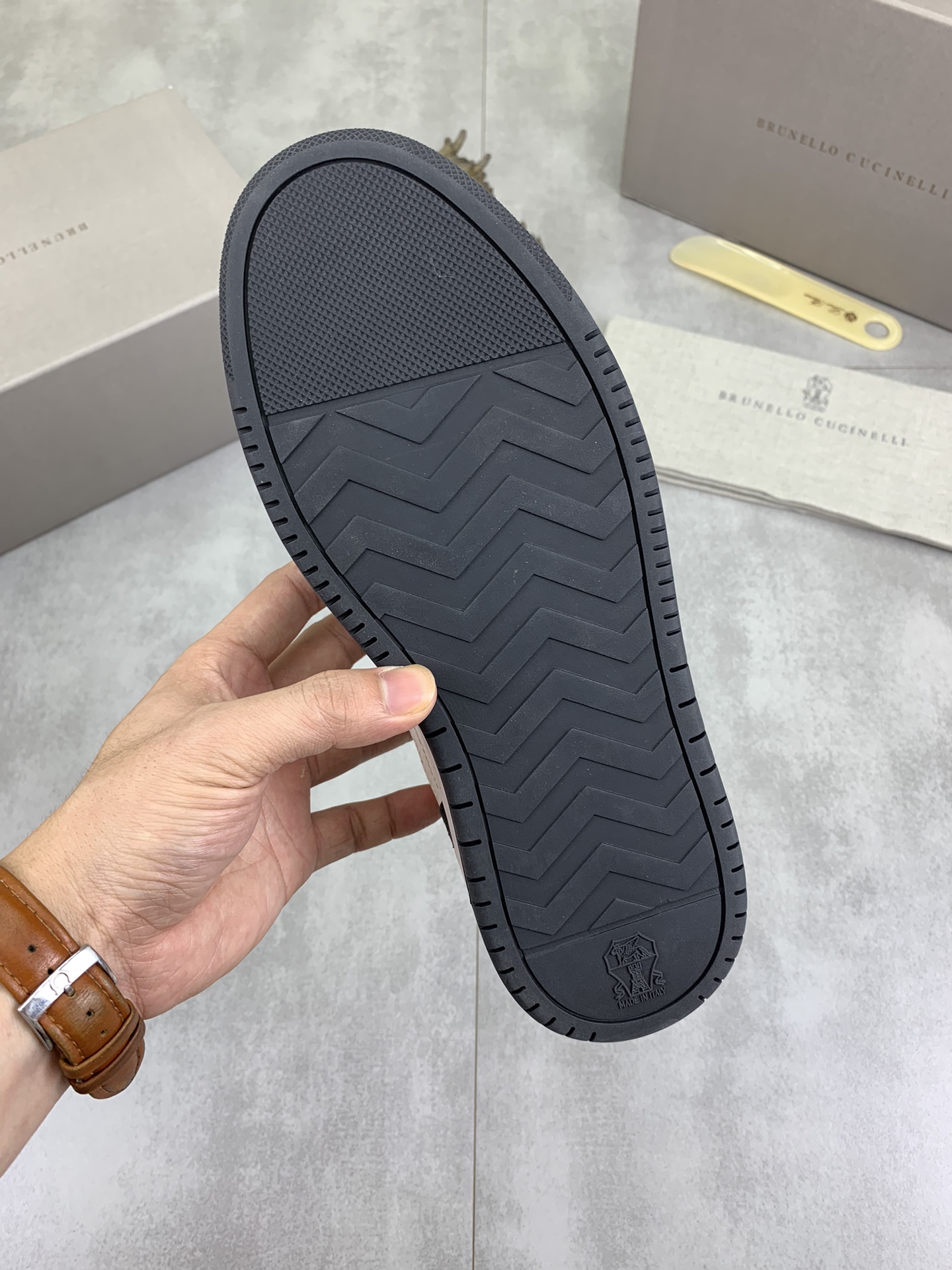 Precio de fábrica P280 Precio real Versión alta BC Nuevas zapatillas de caña baja Brunello Cucinell*