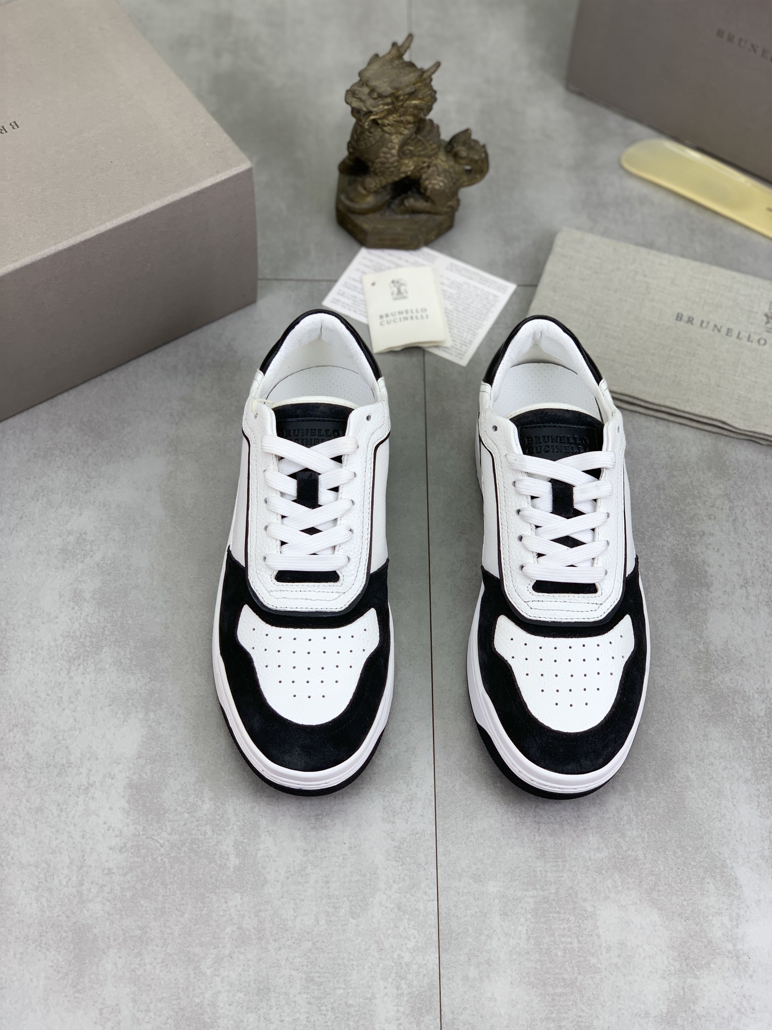 Precio de fábrica P280 Precio real Versión alta BC Nuevas zapatillas de caña baja Brunello Cucinell*