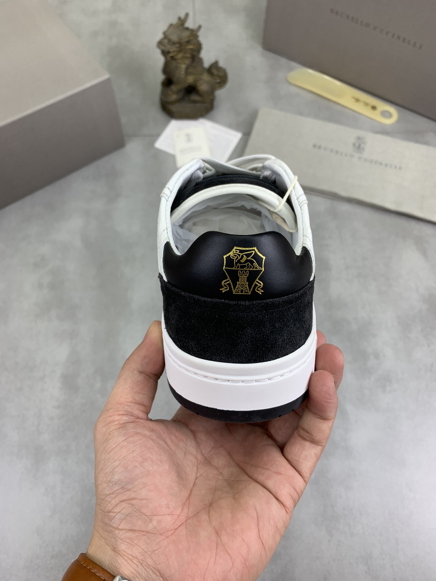 Precio de fábrica P280 Precio real Versión alta BC Nuevas zapatillas de caña baja Brunello Cucinell*