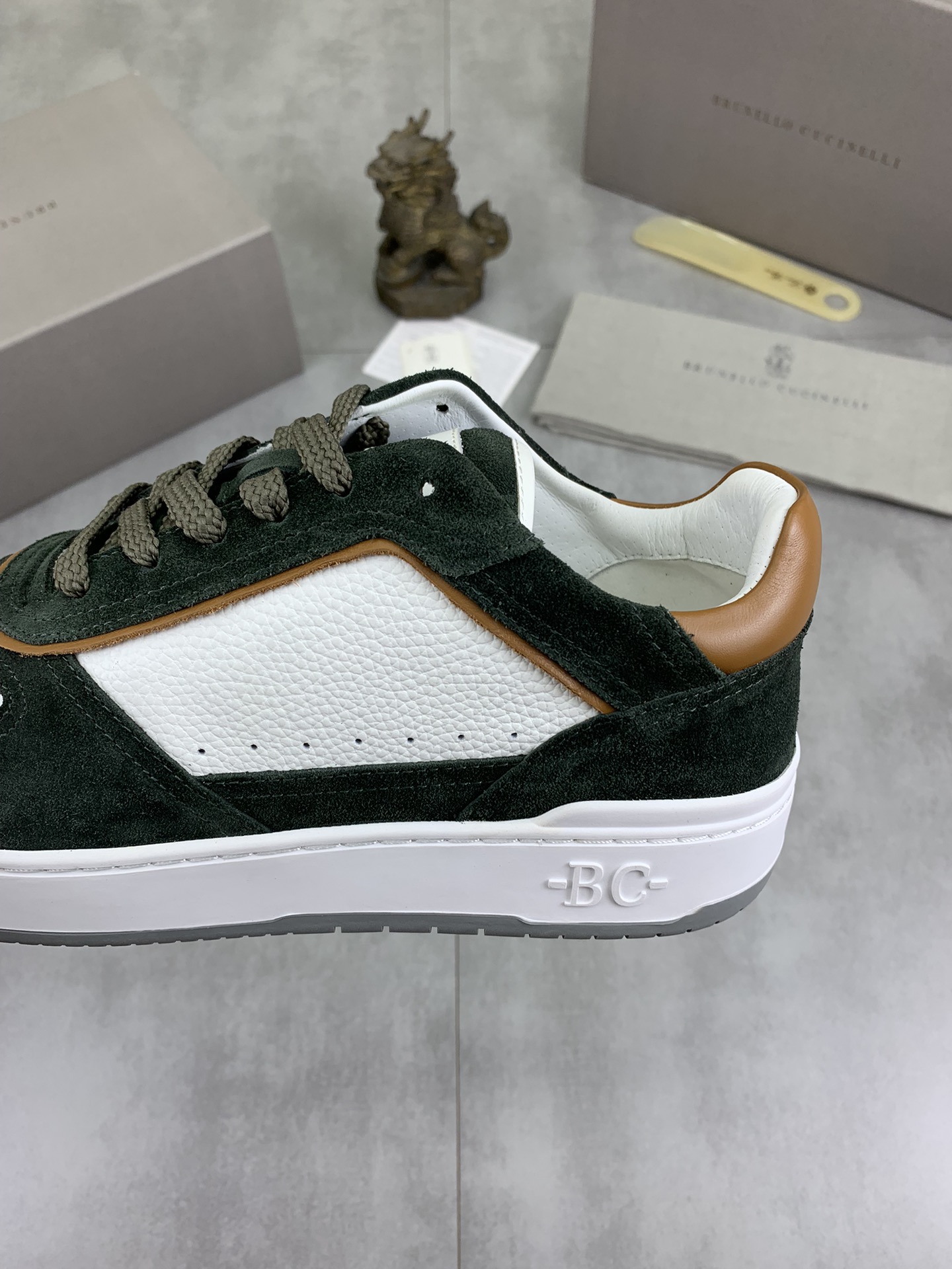 Precio de fábrica P280 Precio real Versión alta BC Nuevas zapatillas de caña baja Brunello Cucinell*