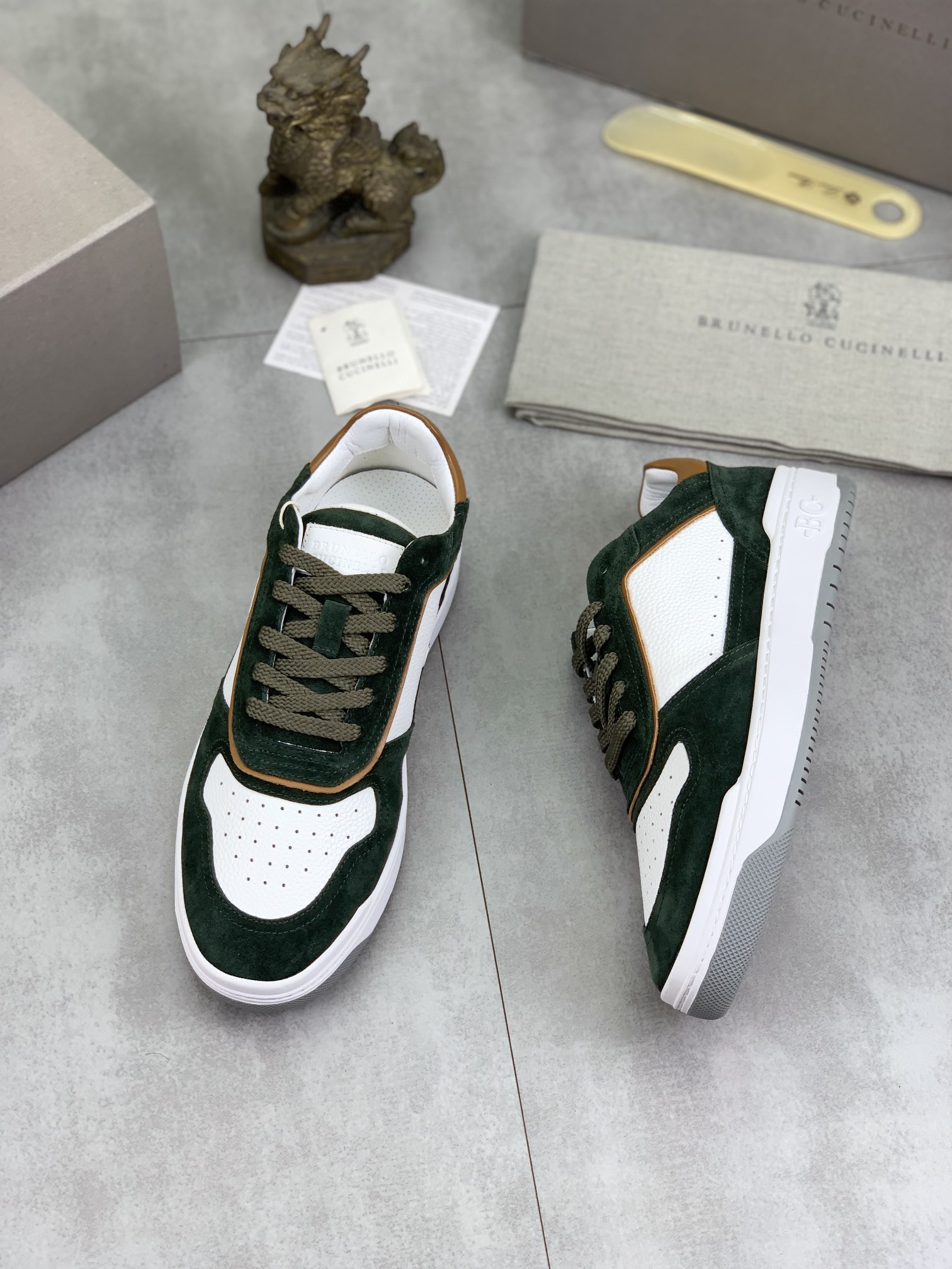 Precio de fábrica P280 Precio real Versión alta BC Nuevas zapatillas de caña baja Brunello Cucinell*