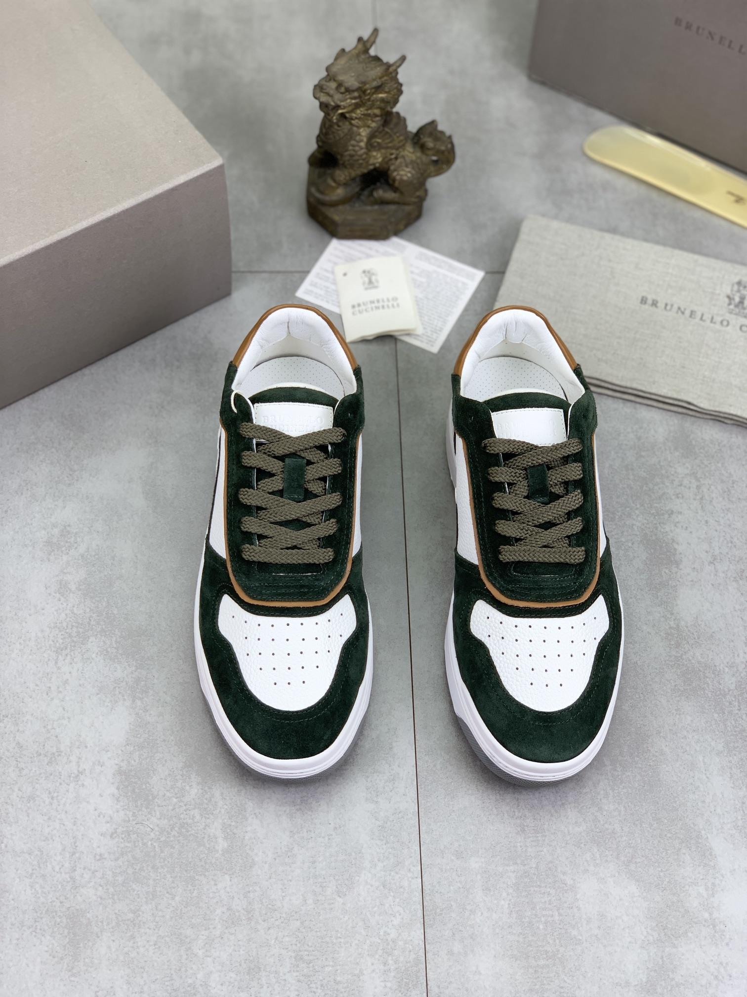 Precio de fábrica P280 Precio real Versión alta BC Nuevas zapatillas de caña baja Brunello Cucinell*