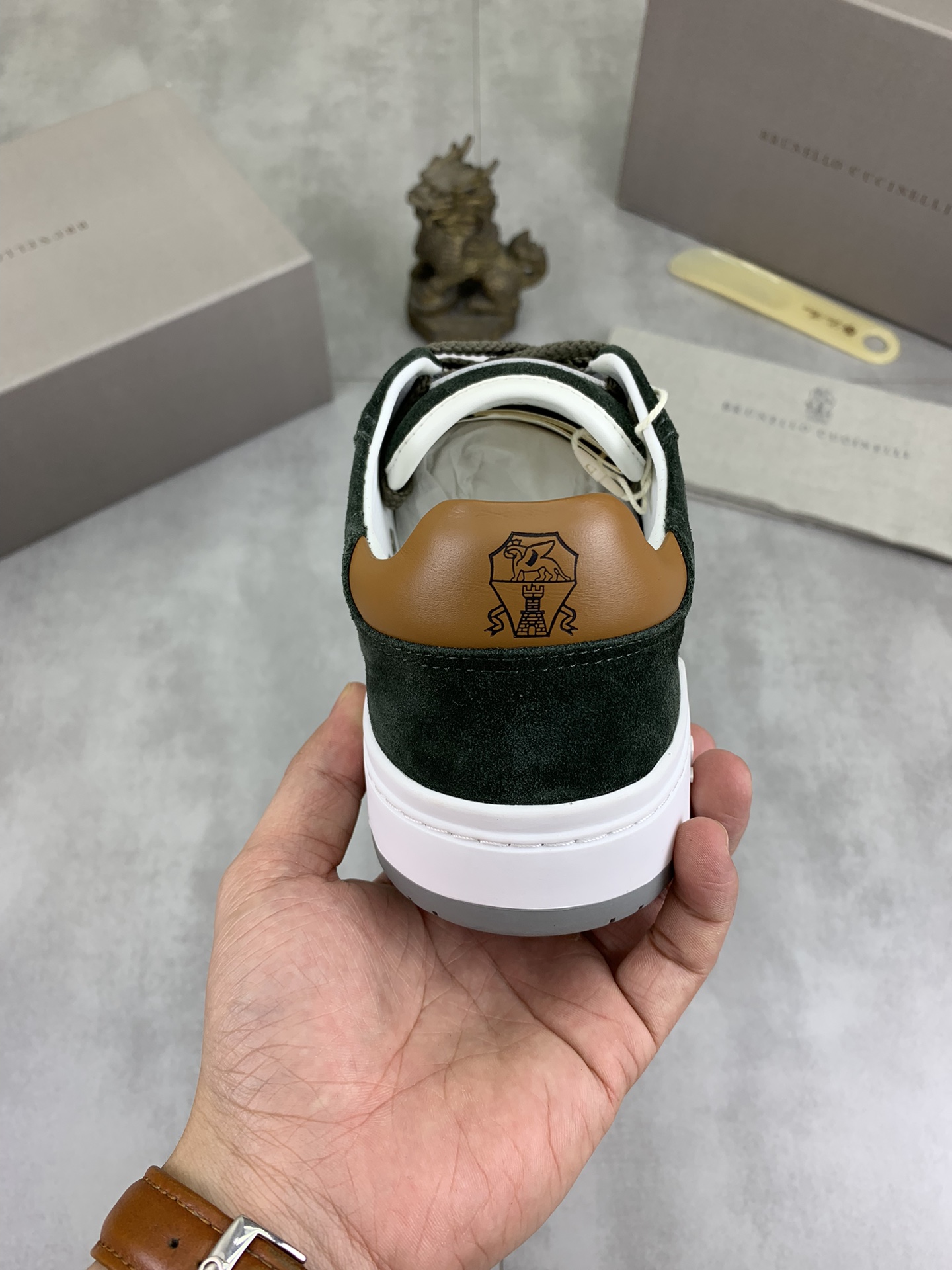 Precio de fábrica P280 Precio real Versión alta BC Nuevas zapatillas de caña baja Brunello Cucinell*
