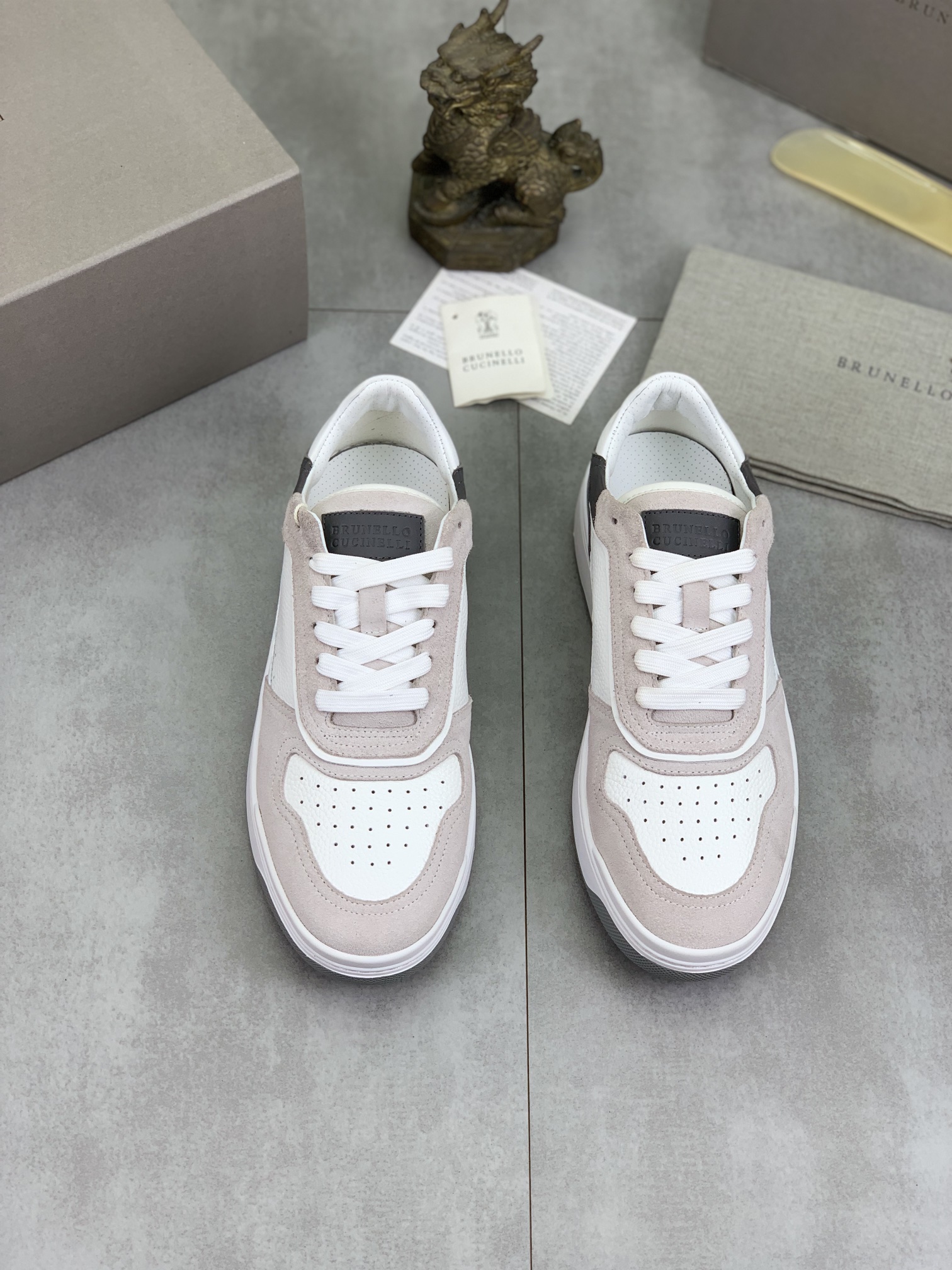 Precio de fábrica P280 Precio real Versión alta BC Nuevas zapatillas de caña baja Brunello Cucinell*