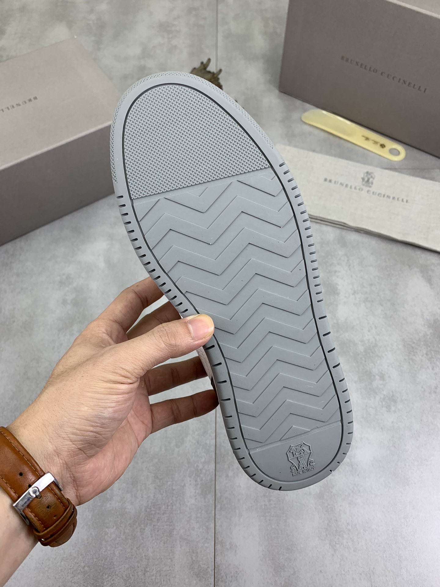 Precio de fábrica P280 Precio real Versión alta BC Nuevas zapatillas de caña baja Brunello Cucinell*
