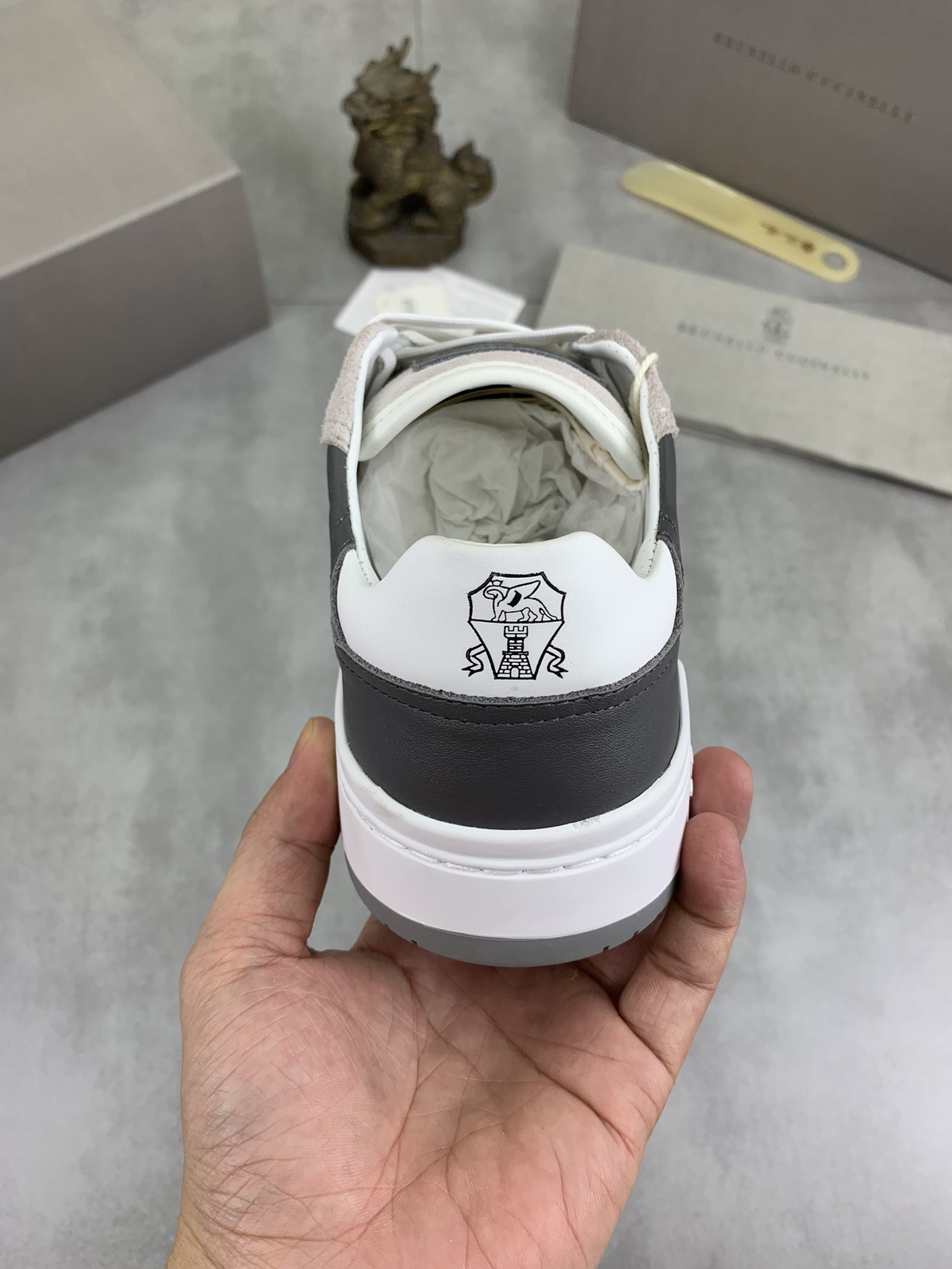 Precio de fábrica P280 Precio real Versión alta BC Nuevas zapatillas de caña baja Brunello Cucinell*