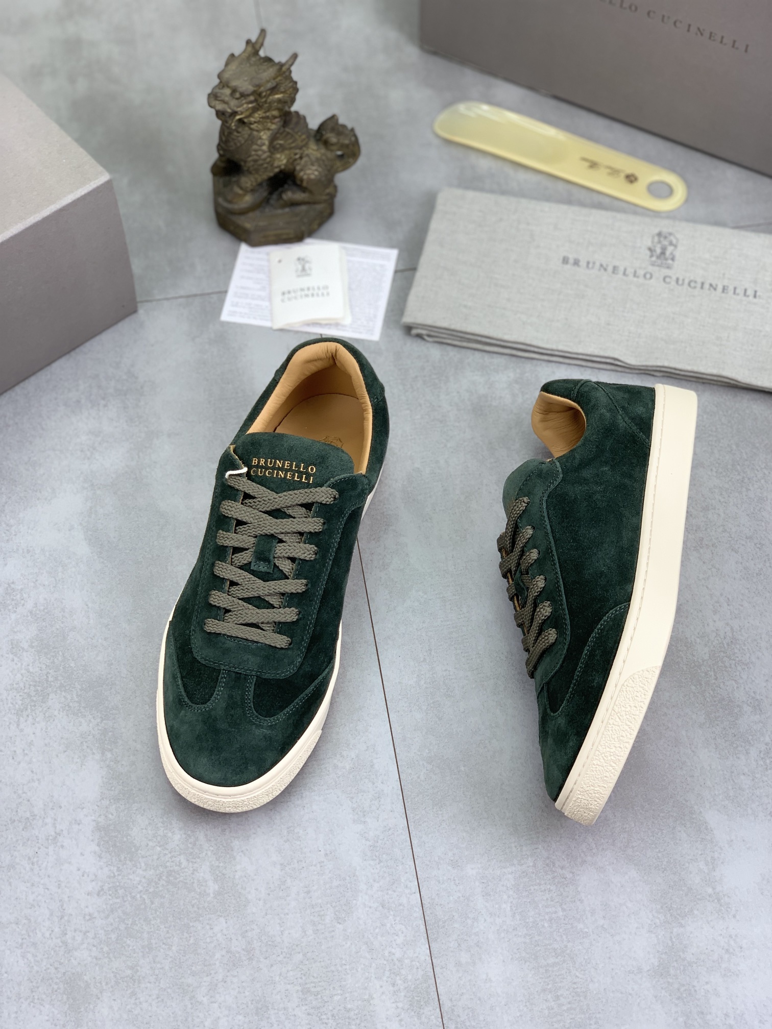 Precio de fábrica P280 Precio real Versión alta BC Nuevas zapatillas de caña baja Brunello Cucinell*