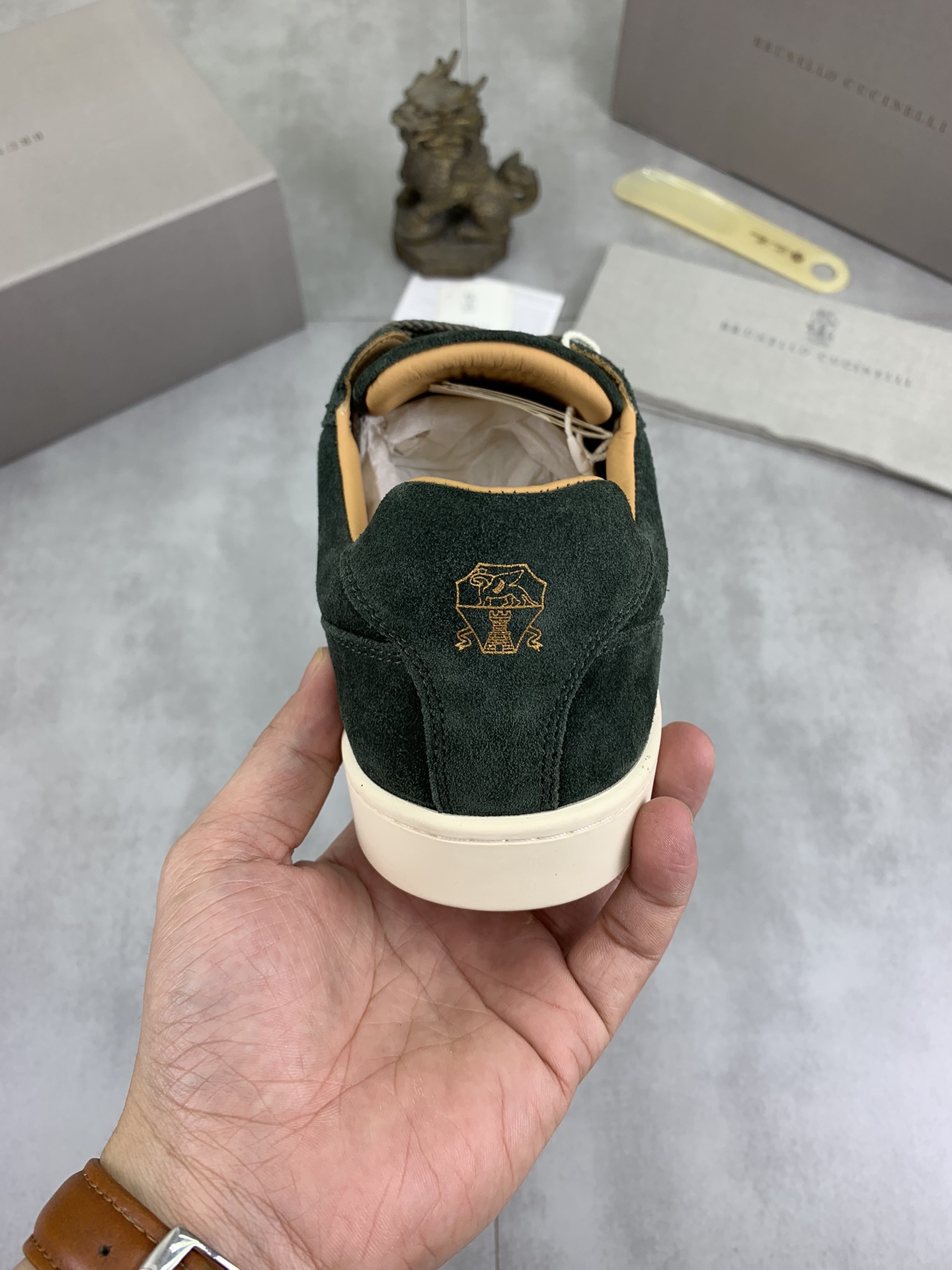 Precio de fábrica P280 Precio real Versión alta BC Nuevas zapatillas de caña baja Brunello Cucinell*