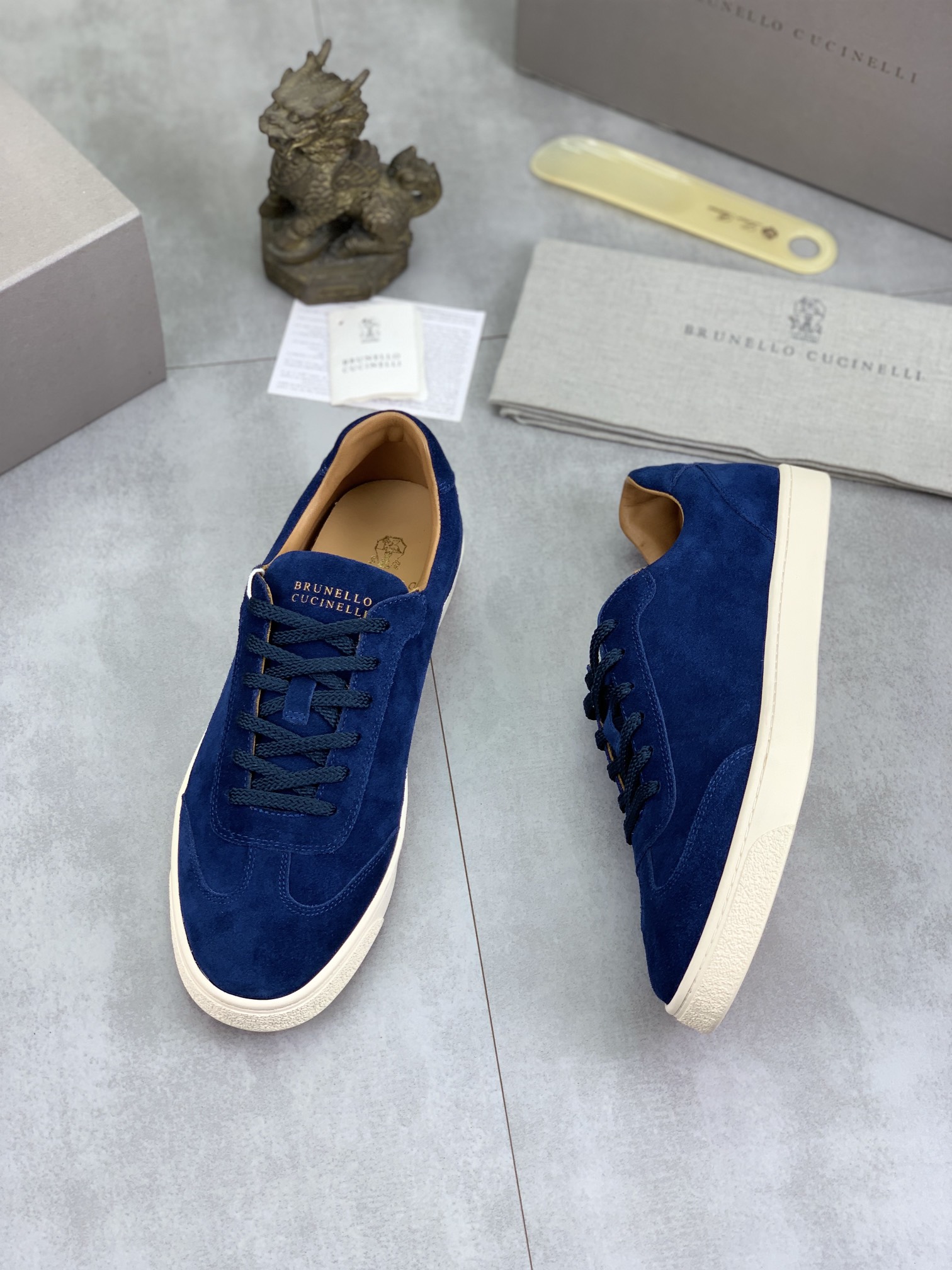 Precio de fábrica P280 Precio real Versión alta BC Nuevas zapatillas de caña baja Brunello Cucinell*