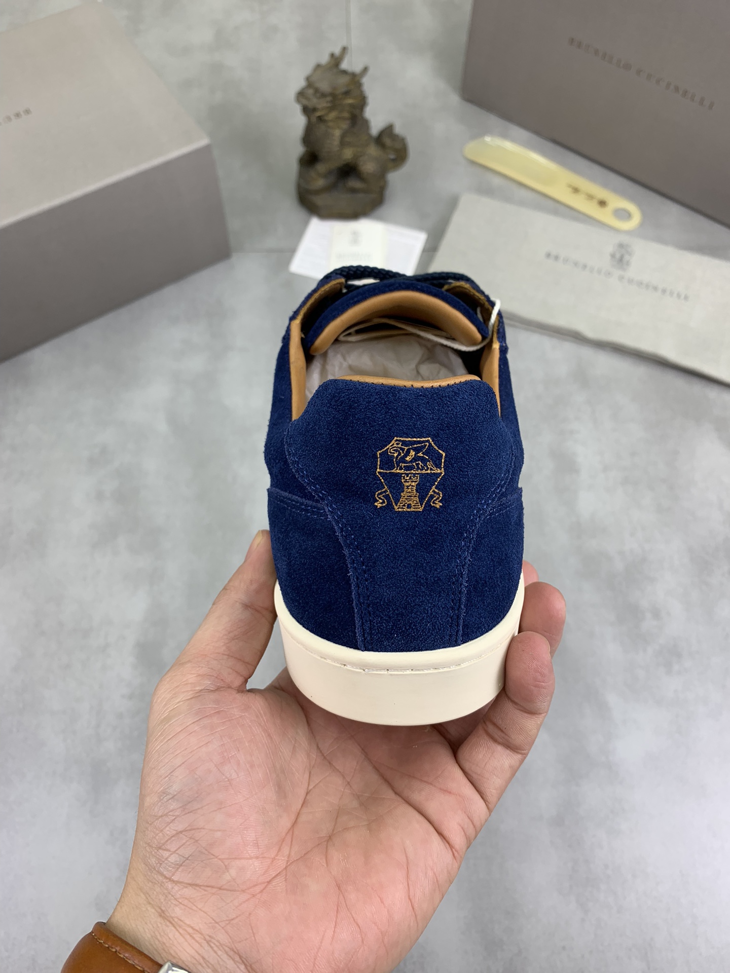 Precio de fábrica P280 Precio real Versión alta BC Nuevas zapatillas de caña baja Brunello Cucinell*