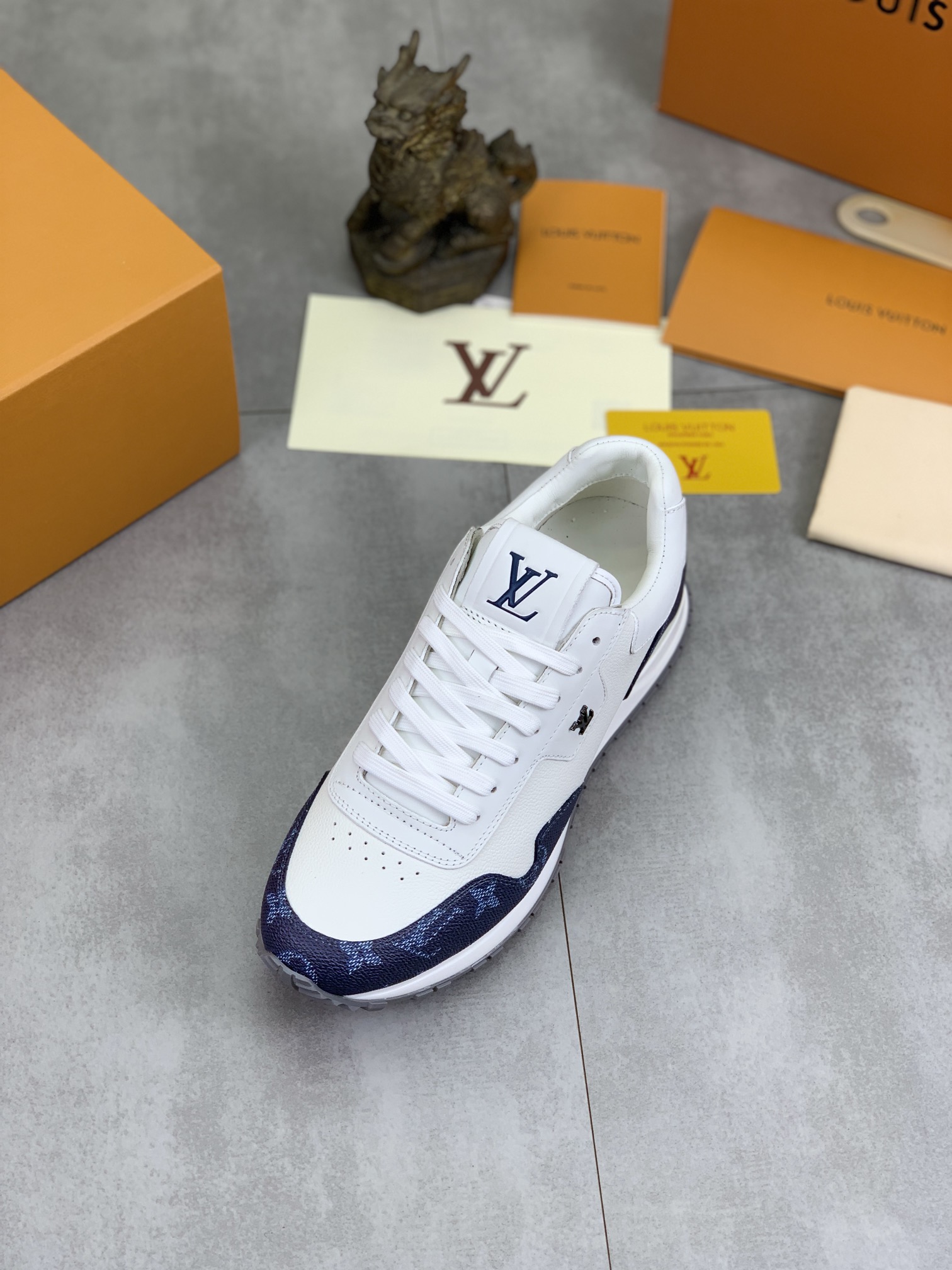 Louis Vuitton Men's Run Away Pulse Sneakers in Calf Leather with Monogram 5 i1732550972 24 7