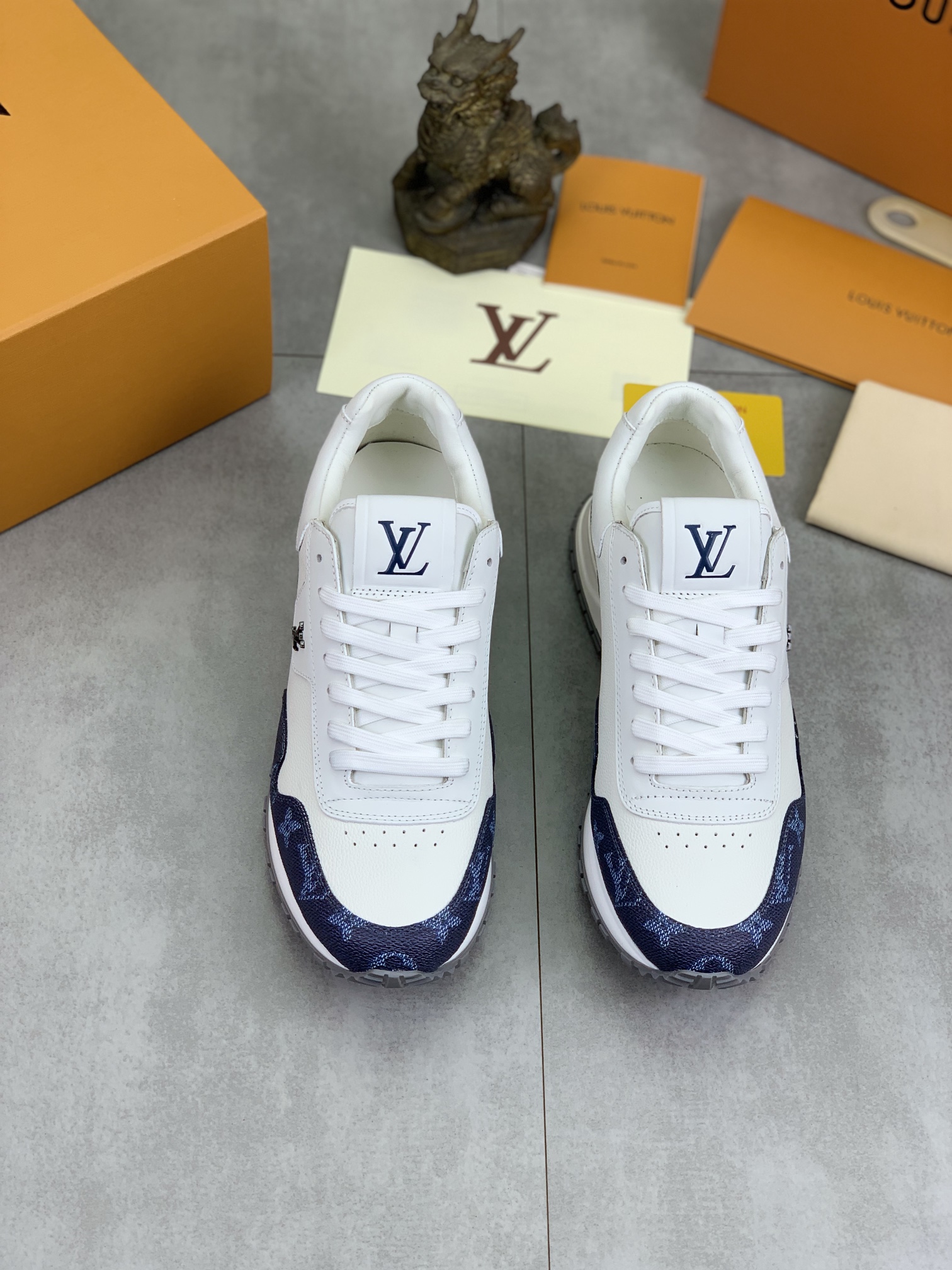 Louis Vuitton Men's Run Away Pulse Sneakers in Calf Leather with Monogram 3 i1732550975 6499 0