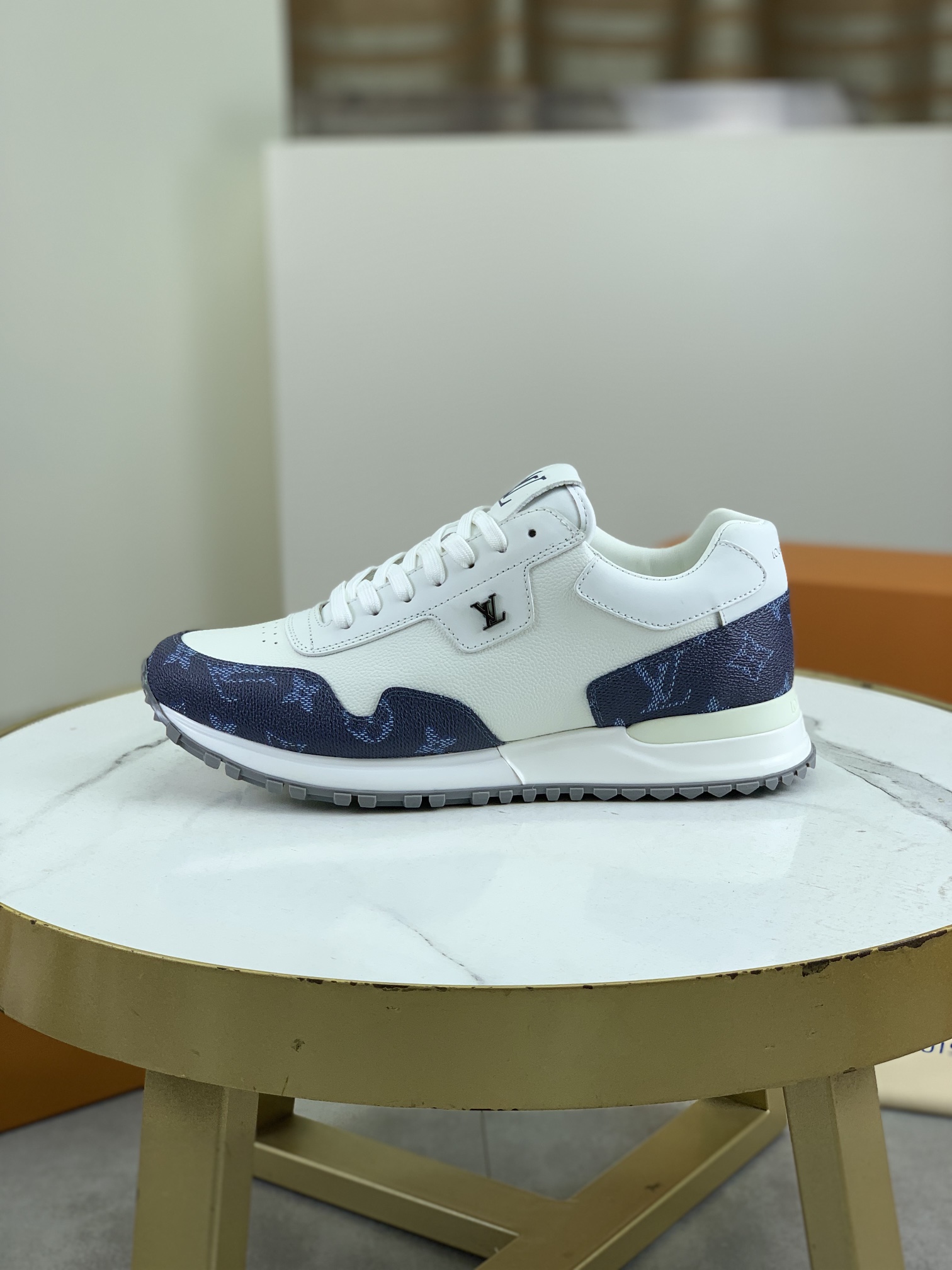 Louis Vuitton Men's Run Away Pulse Sneakers in Calf Leather with Monogram 2 i1732550975 7810 0
