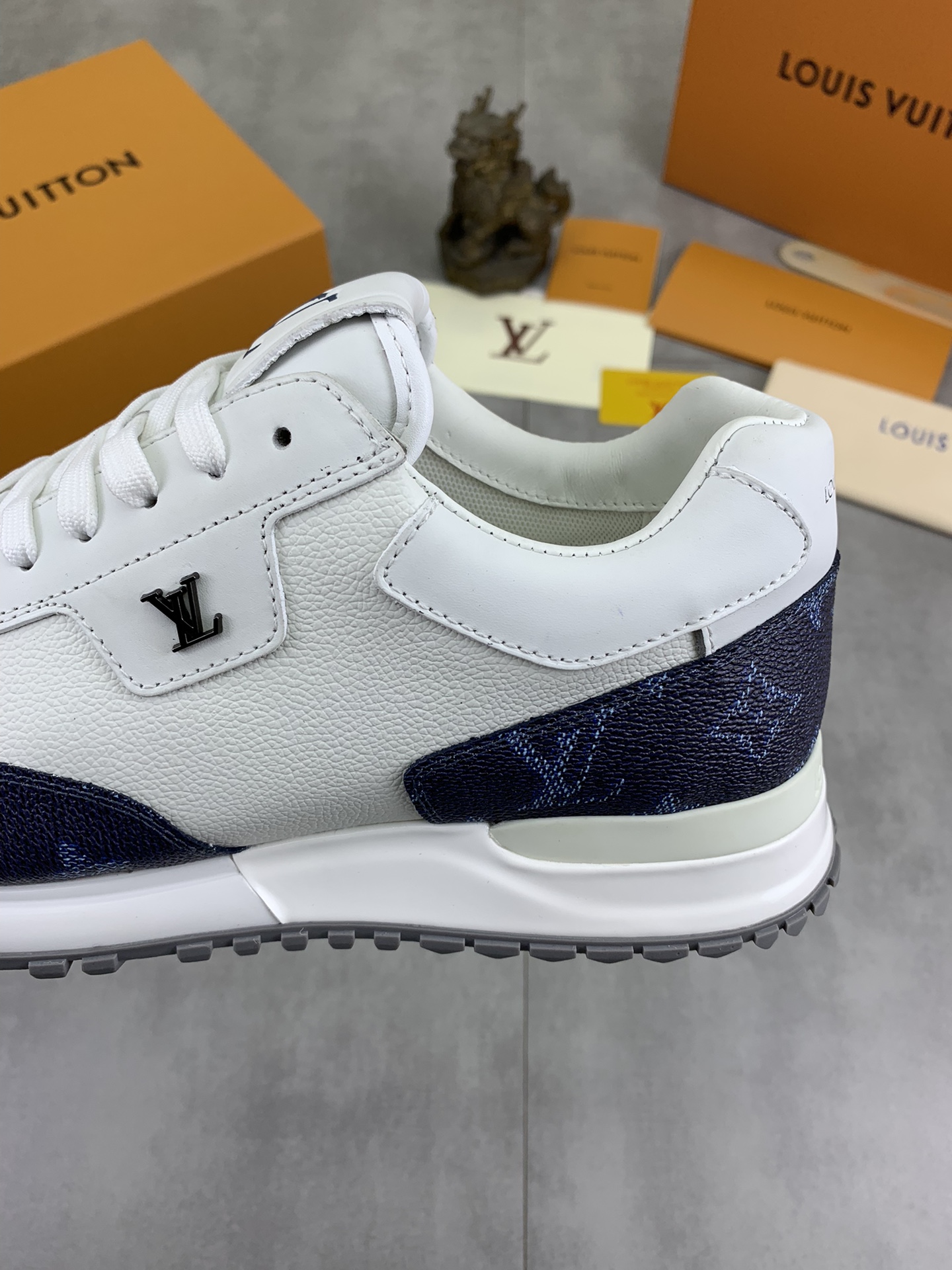 Louis Vuitton Men's Run Away Pulse Sneakers in Calf Leather with Monogram 8 i1732550975 8563 0