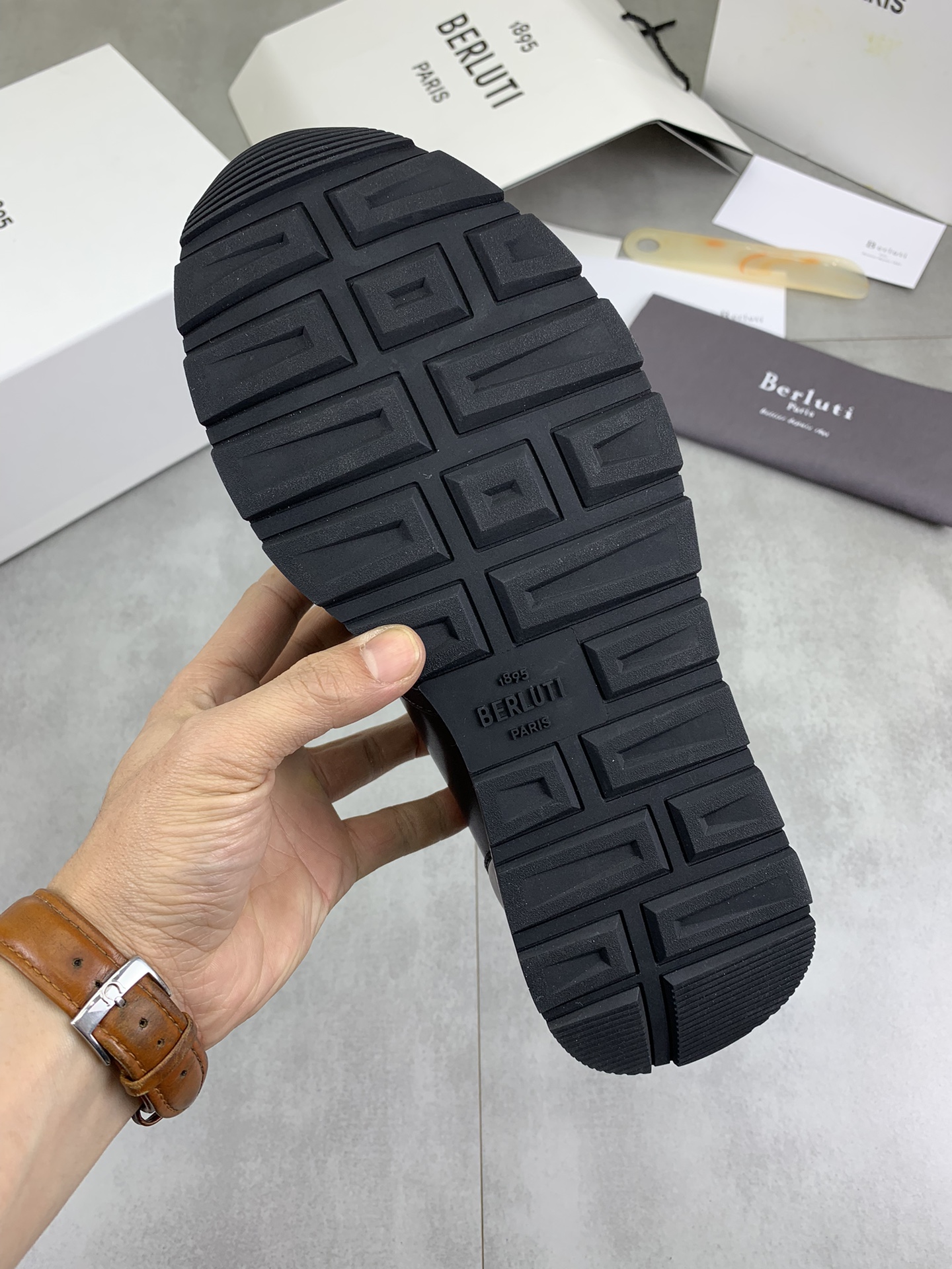 Precio de fábrica P460 versión superior Berluti Bruti zapatos casuales de los deportes de los hombre