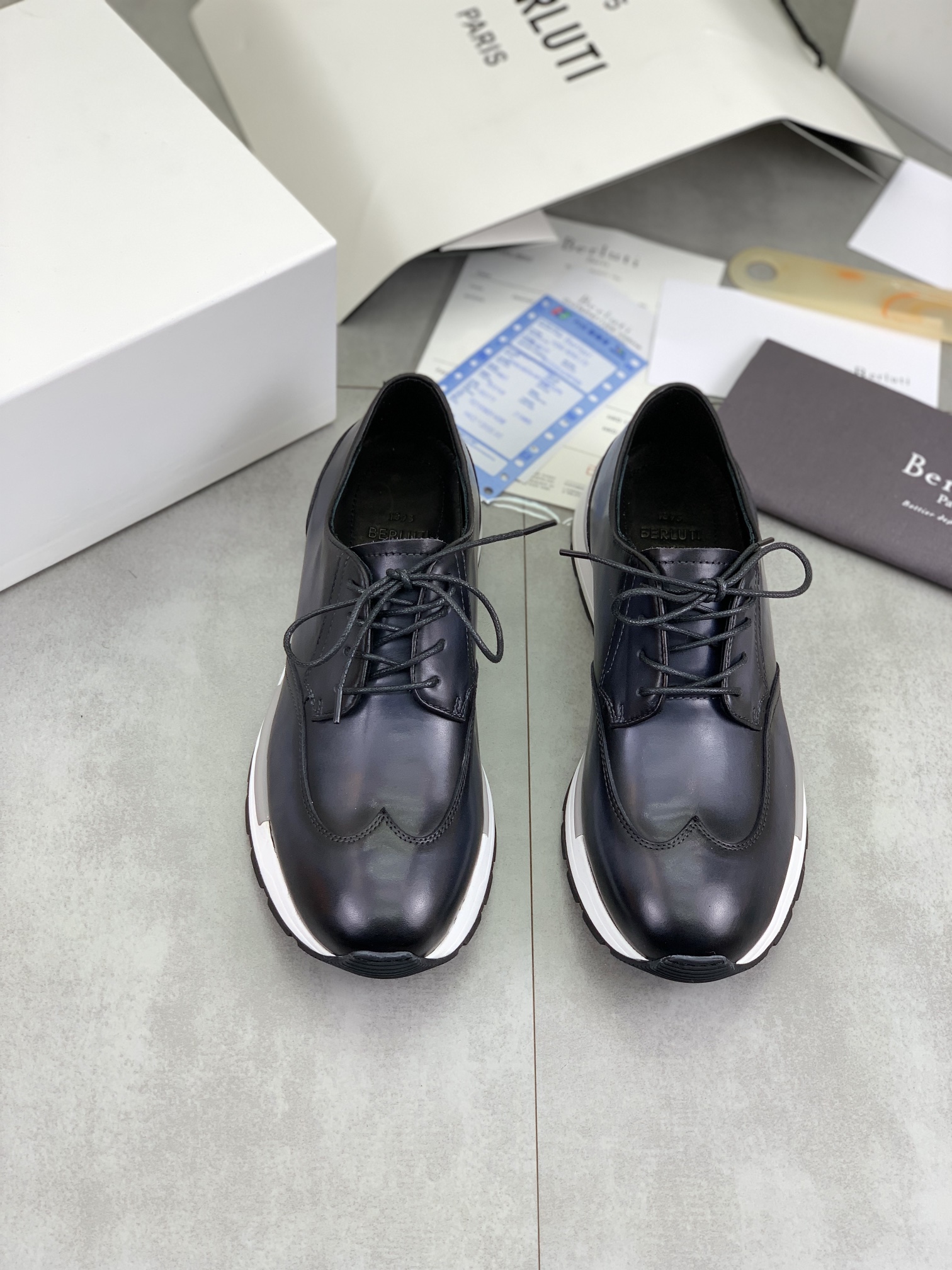 Precio de fábrica P460 versión superior Berluti Bruti zapatos casuales de los deportes de los hombre
