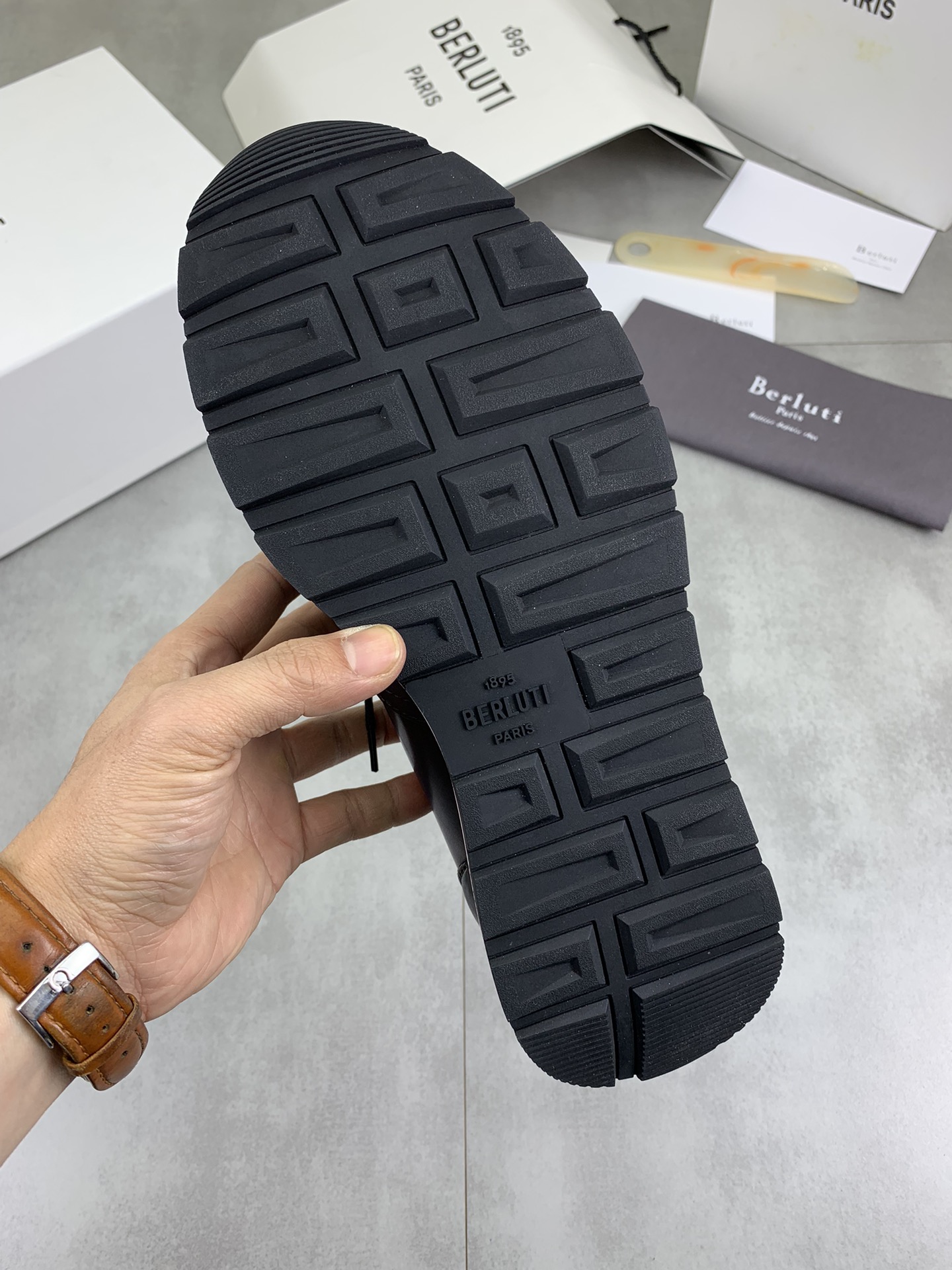 Precio de fábrica P460 versión superior Berluti Bruti zapatos deportivos casuales de los hombres de 