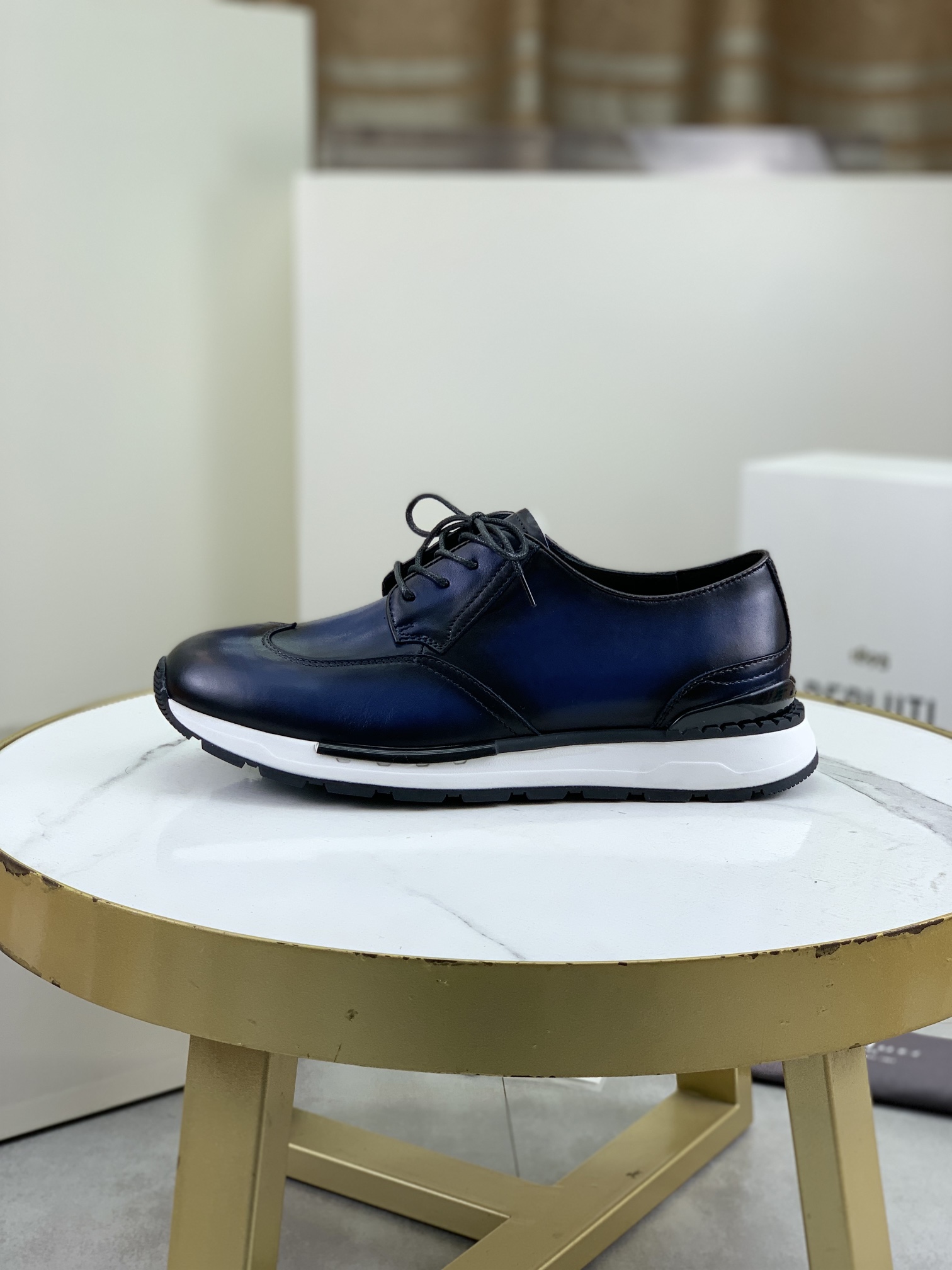 Precio de fábrica P460 versión superior Berluti Bruti zapatos deportivos casuales de los hombres de 