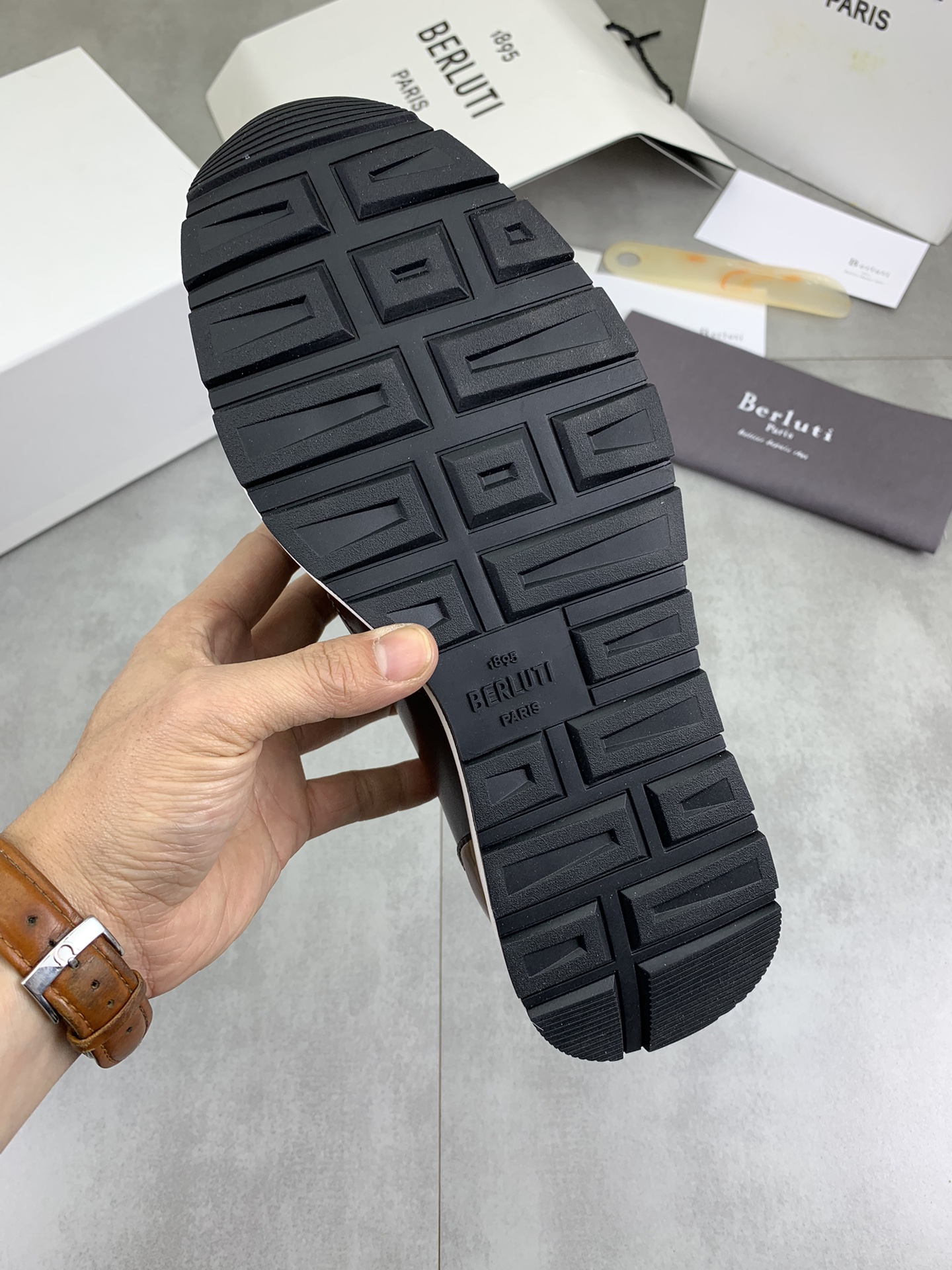 Precio de fábrica P460 versión superior Berluti Bruti zapatos deportivos casuales de los hombres de 
