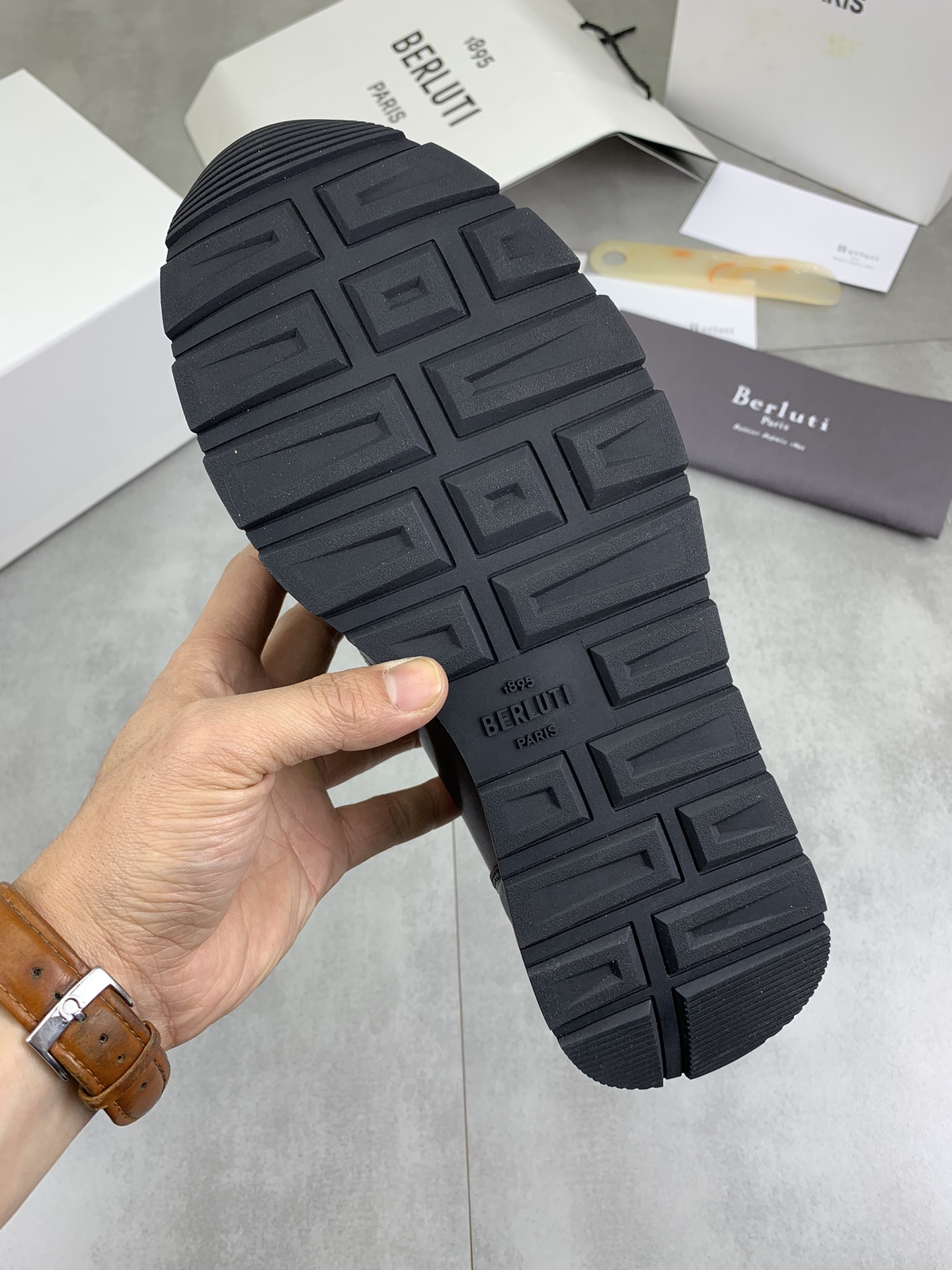 Precio de fábrica P460 versión superior Berluti Bruti zapatos casuales de los deportes de los hombre