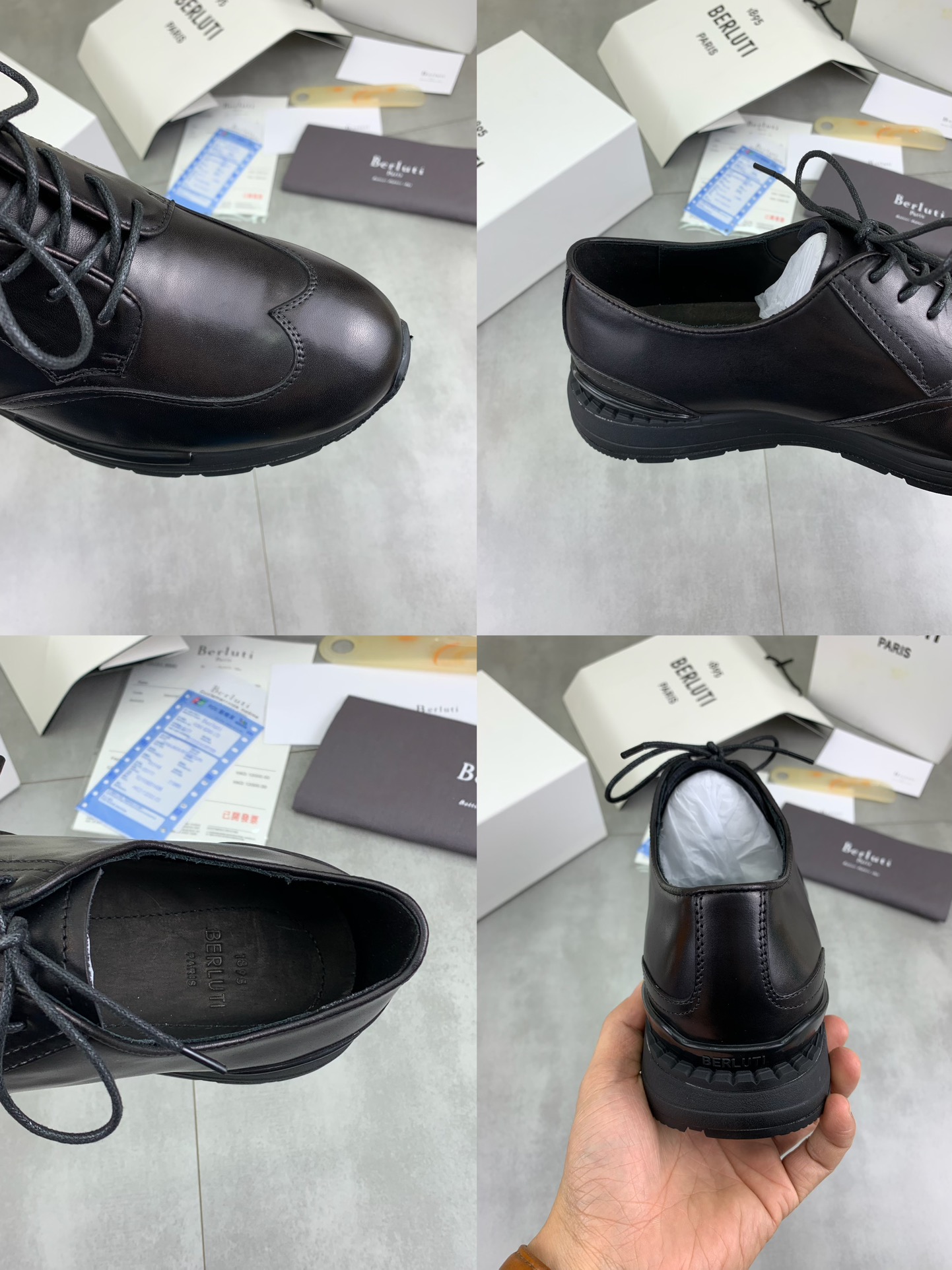 Precio de fábrica P460 versión superior Berluti Bruti zapatos casuales de los deportes de los hombre