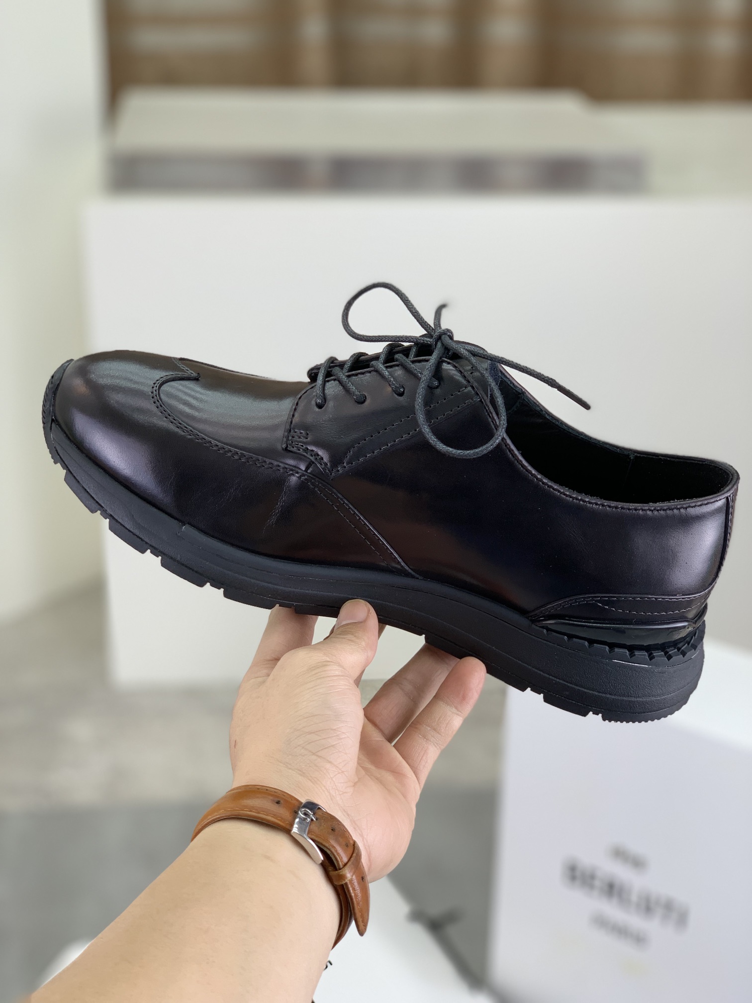 Precio de fábrica P460 versión superior Berluti Bruti zapatos casuales de los deportes de los hombre