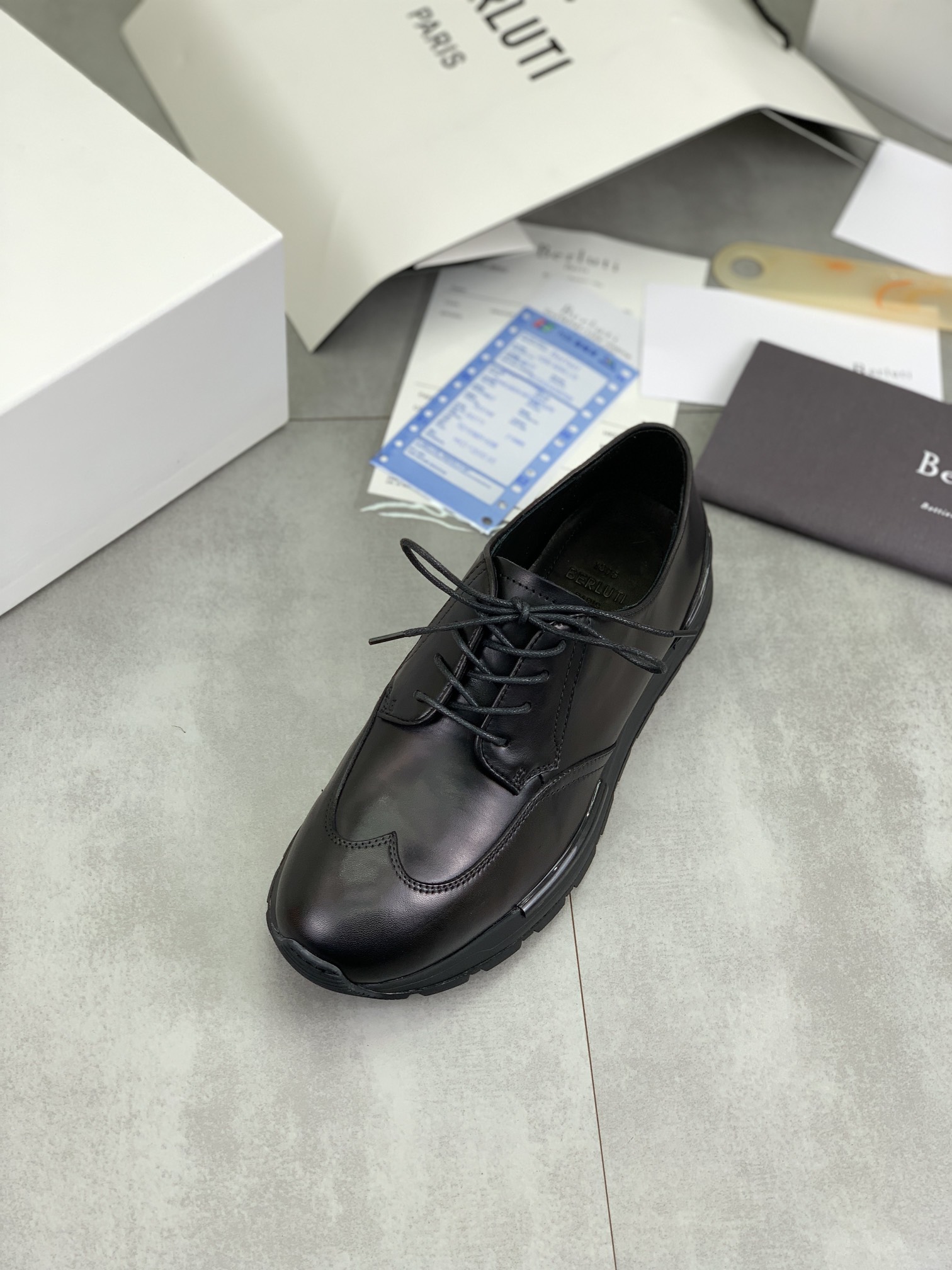 Precio de fábrica P460 versión superior Berluti Bruti zapatos casuales de los deportes de los hombre