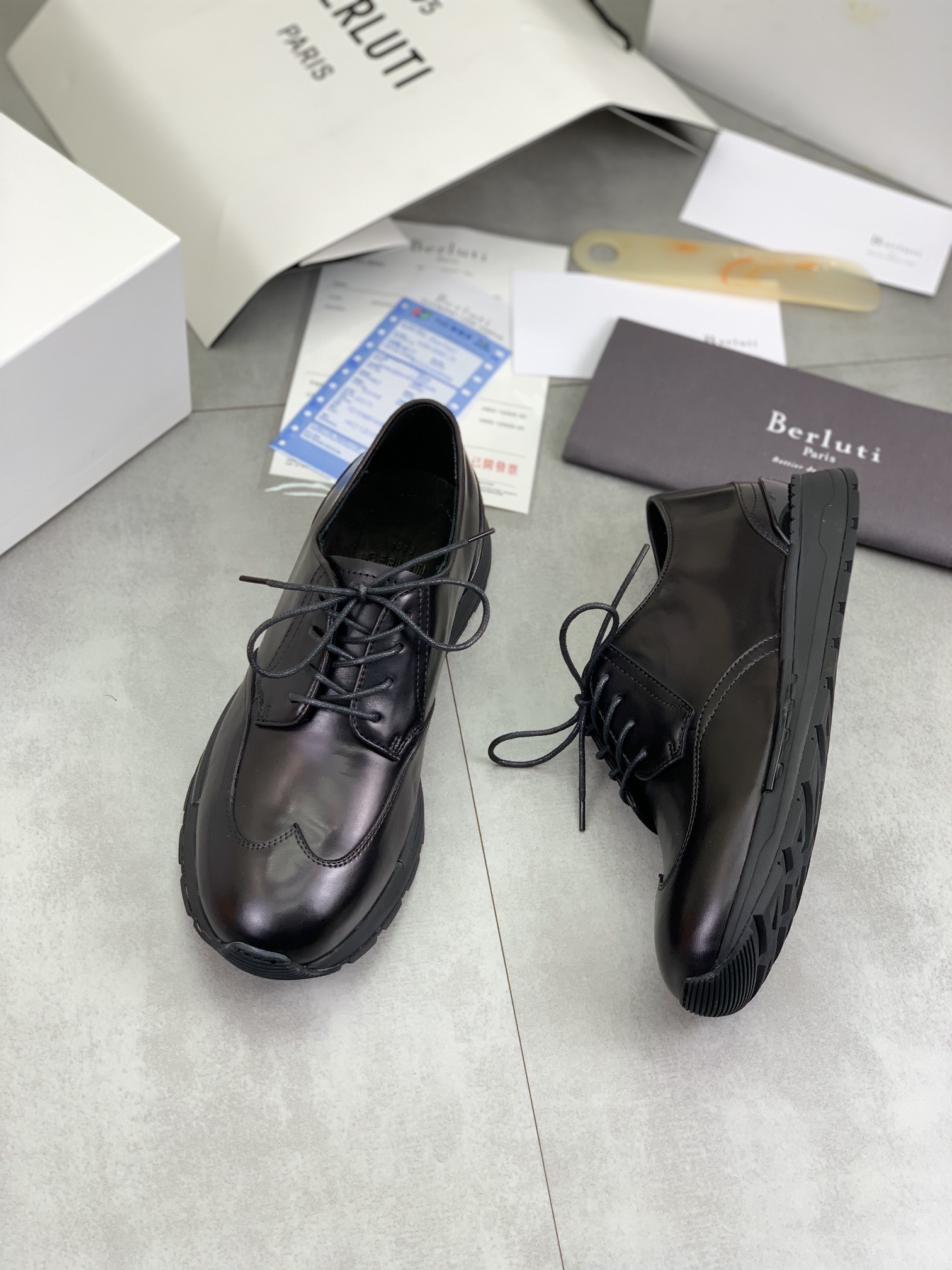 Precio de fábrica P460 versión superior Berluti Bruti zapatos casuales de los deportes de los hombre