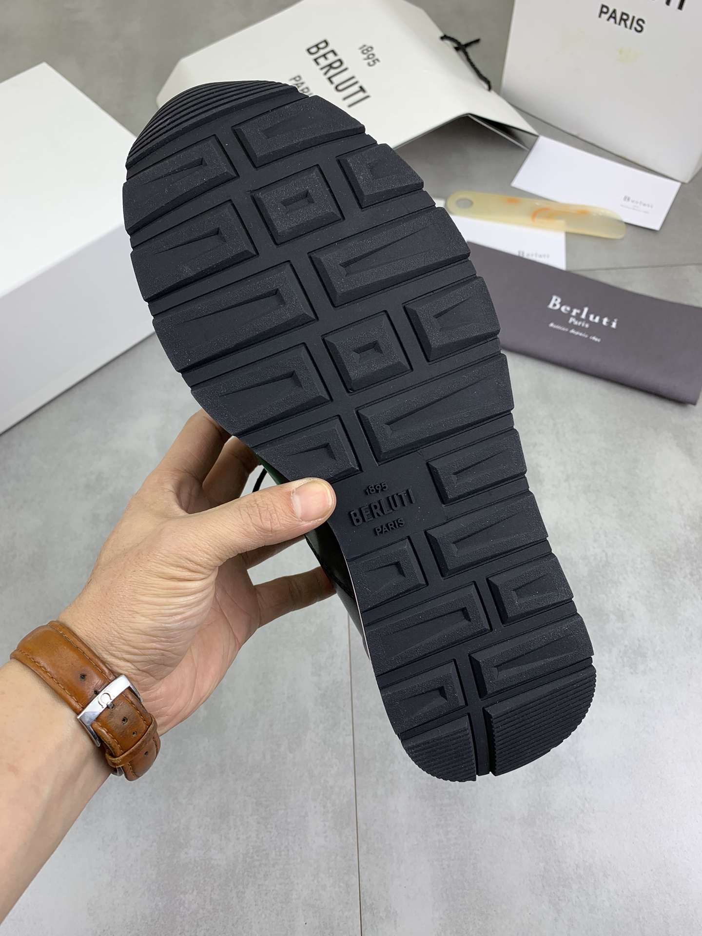 Precio de fábrica P460 versión superior Berluti Bruti zapatos deportivos casuales de los hombres de 