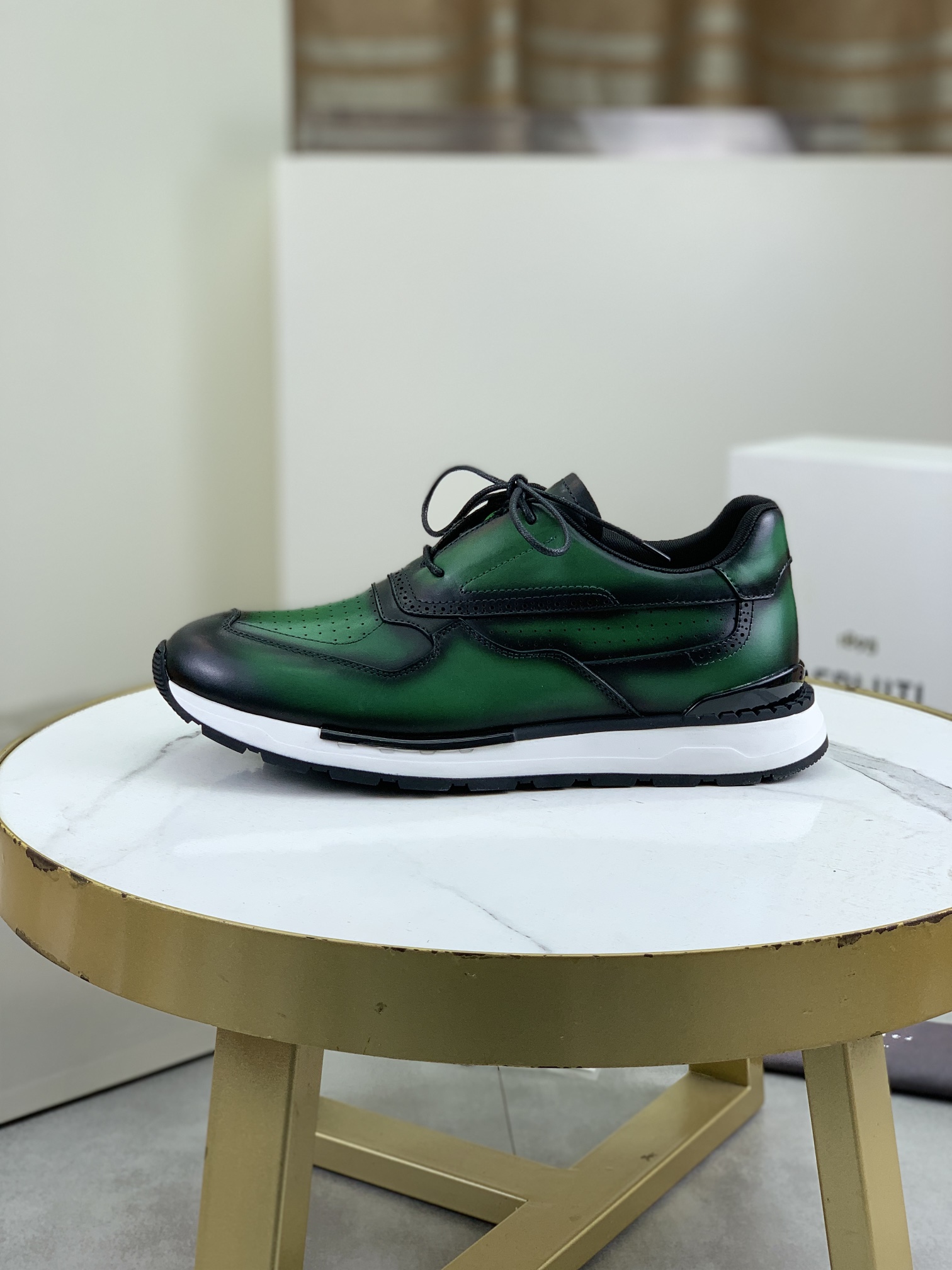Precio de fábrica P460 versión superior Berluti Bruti zapatos deportivos casuales de los hombres de 