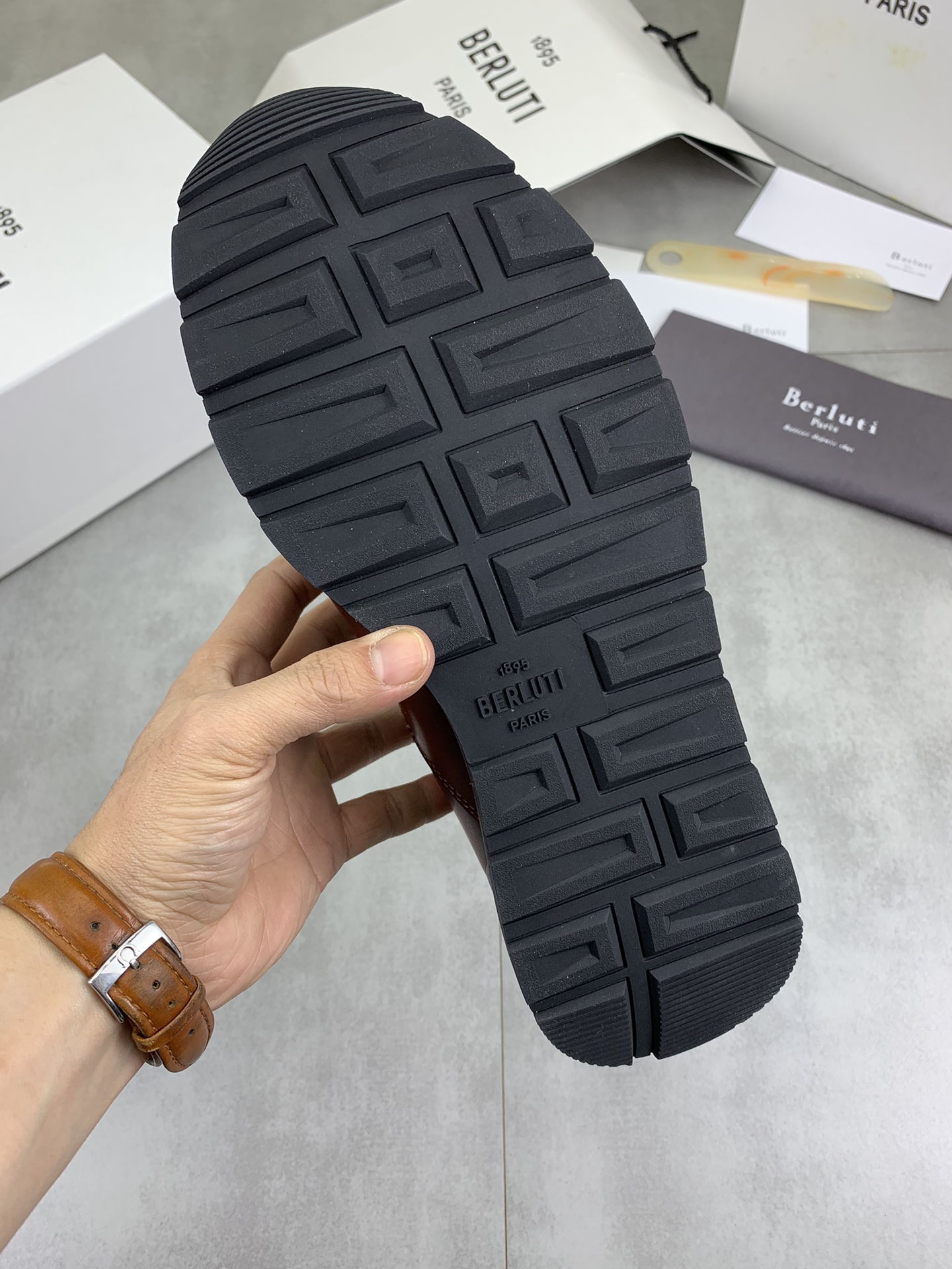 Precio de fábrica P460 versión superior Berluti Bruti zapatos deportivos casuales de los hombres de 