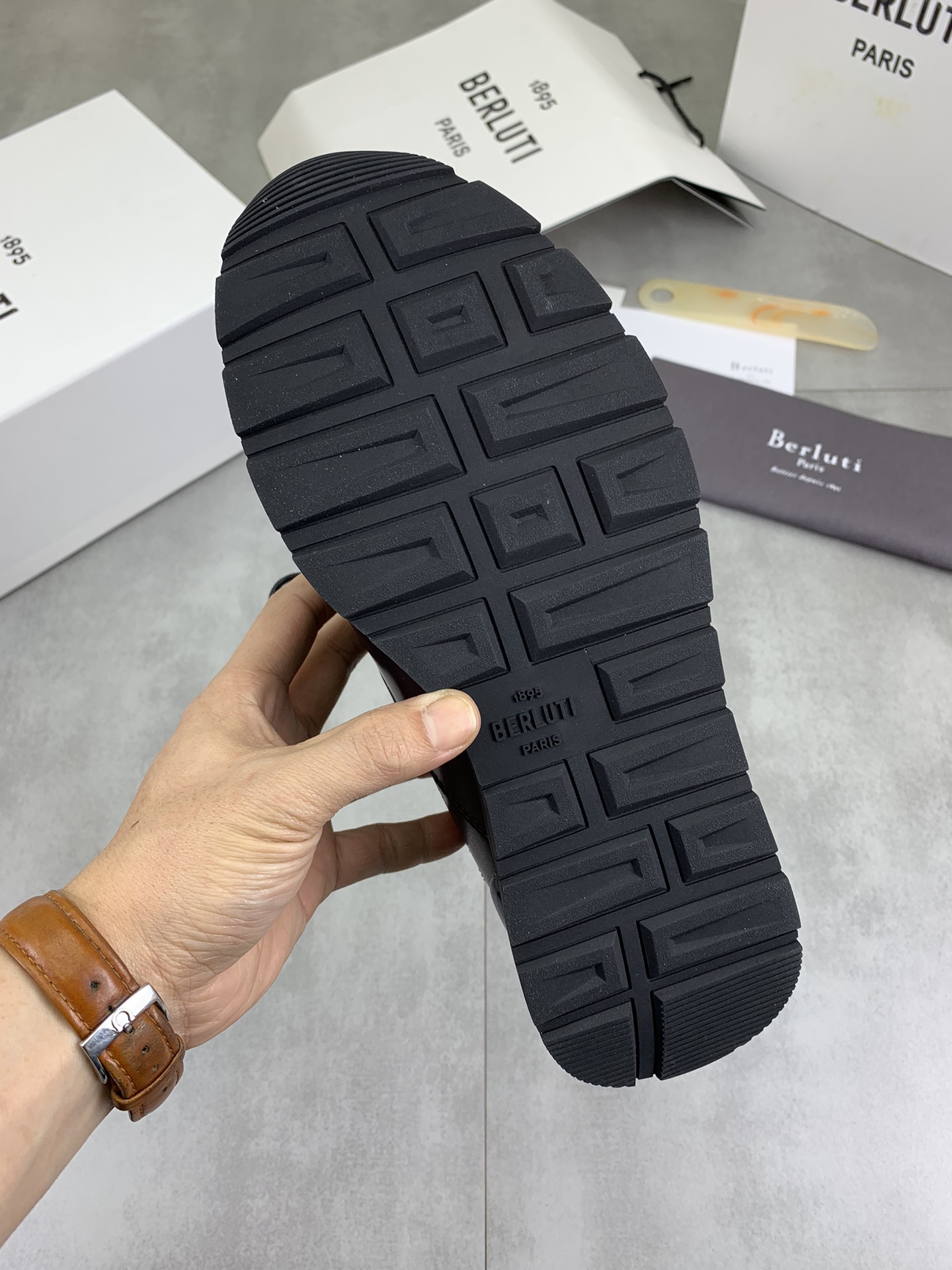 Precio de fábrica P460 versión superior Berluti Bruti zapatos deportivos casuales de los hombres de 