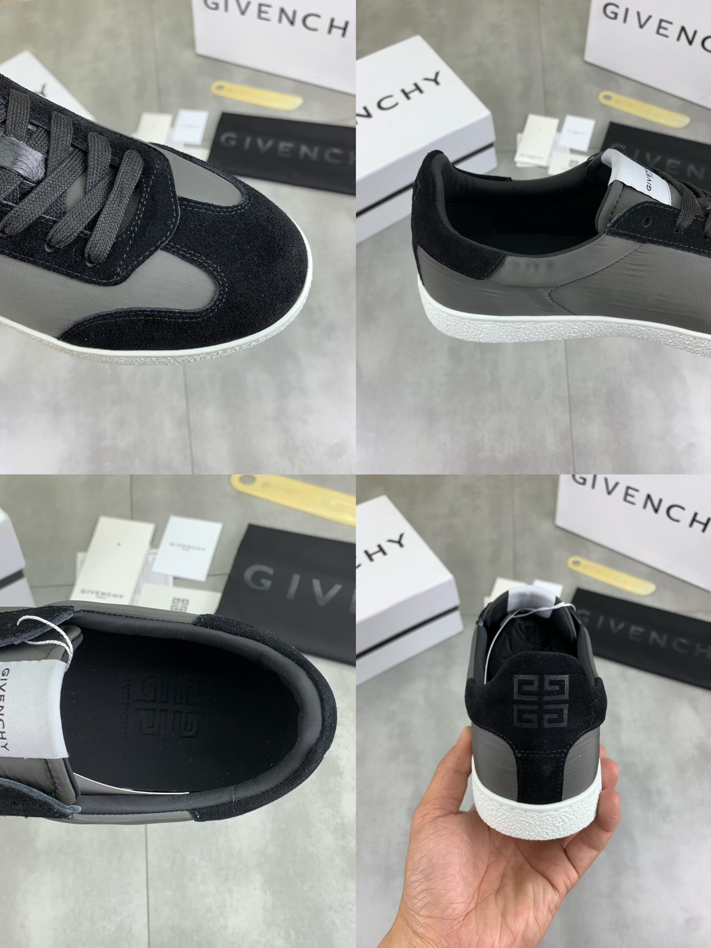 Givenchy Men's City Sport Low-Top Sneakers, Calf Leather, Black, Size 38-44 10 i1741631226460 5079 0 8