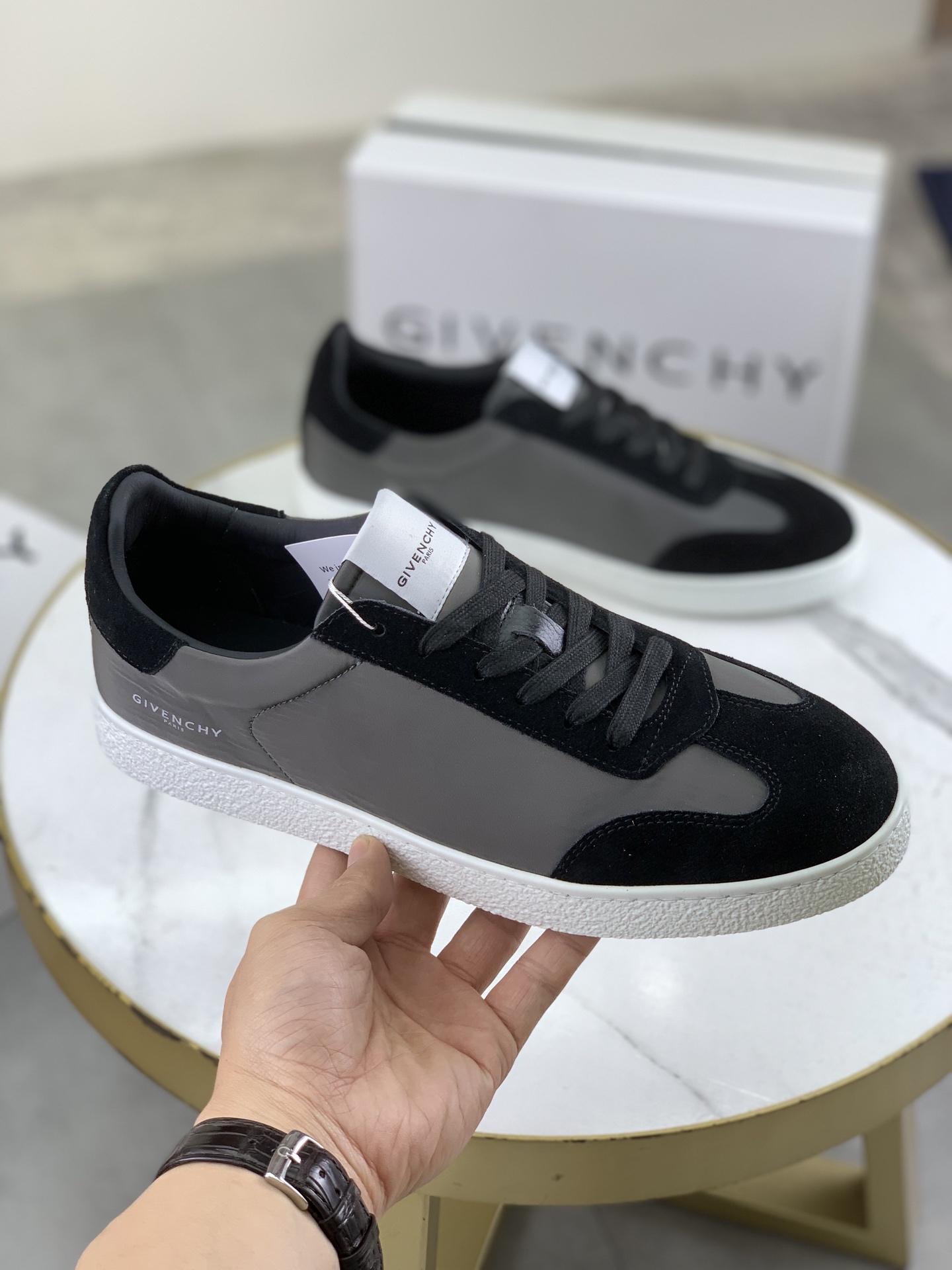 Givenchy Men's City Sport Low-Top Sneakers, Calf Leather, Black, Size 38-44 4 i1741631227203 8421 0 2