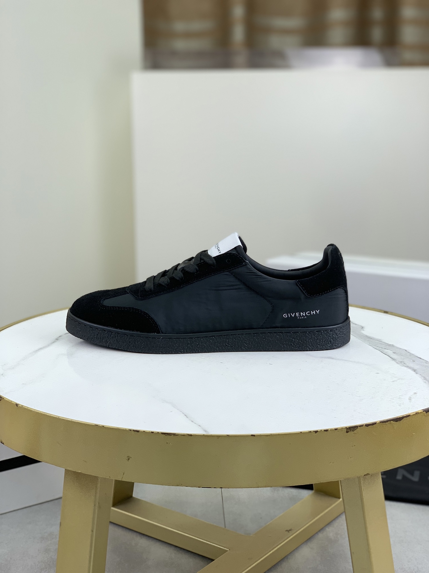 Givenchy Men's City Sport Low-Top Sneaker, Black Leather, EU 38-44