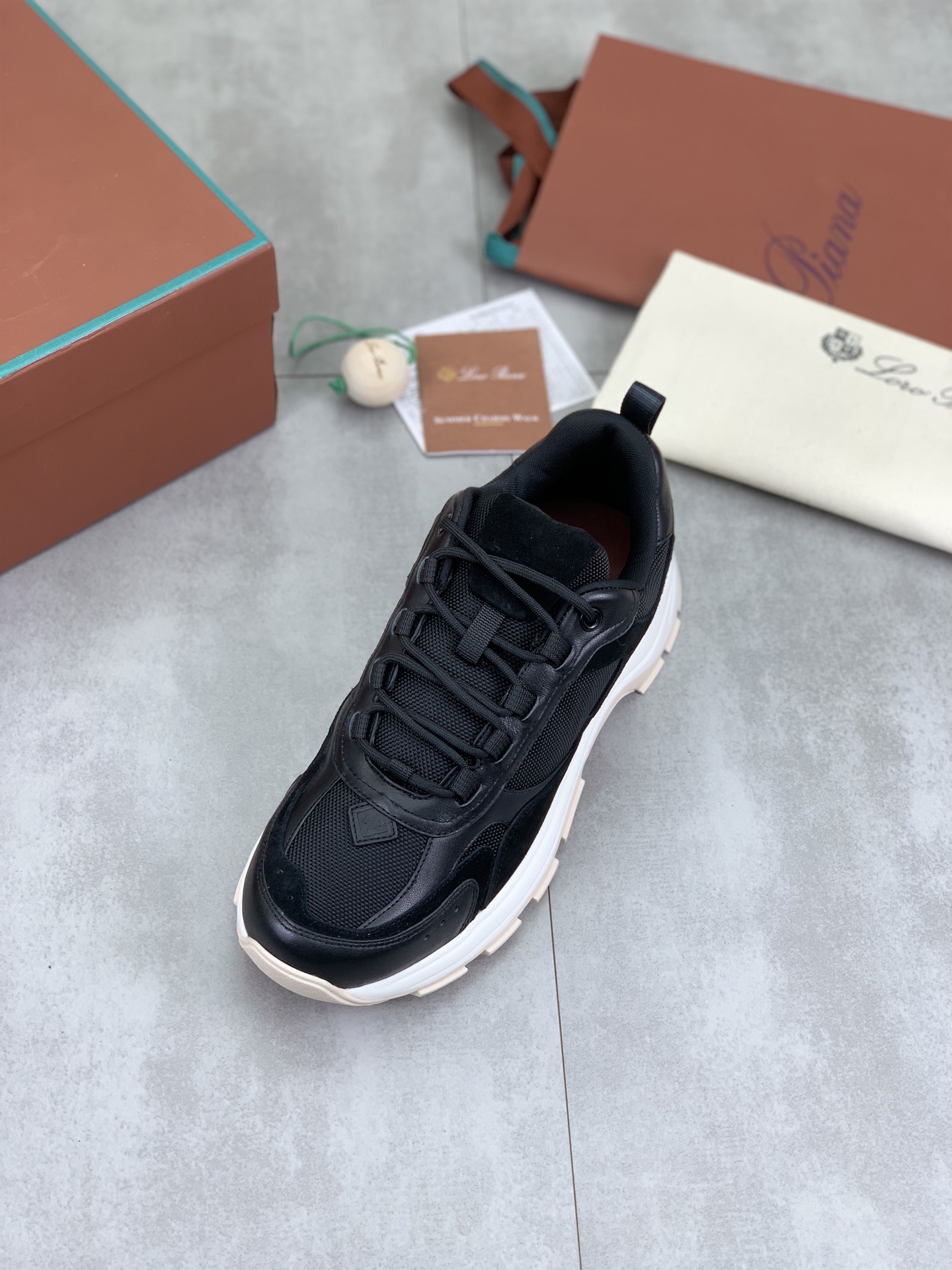 Loro Piana Men's Premium Leather Sneakers Handmade Loafers Size 39-45 5 i1742312294389 3268 0 3